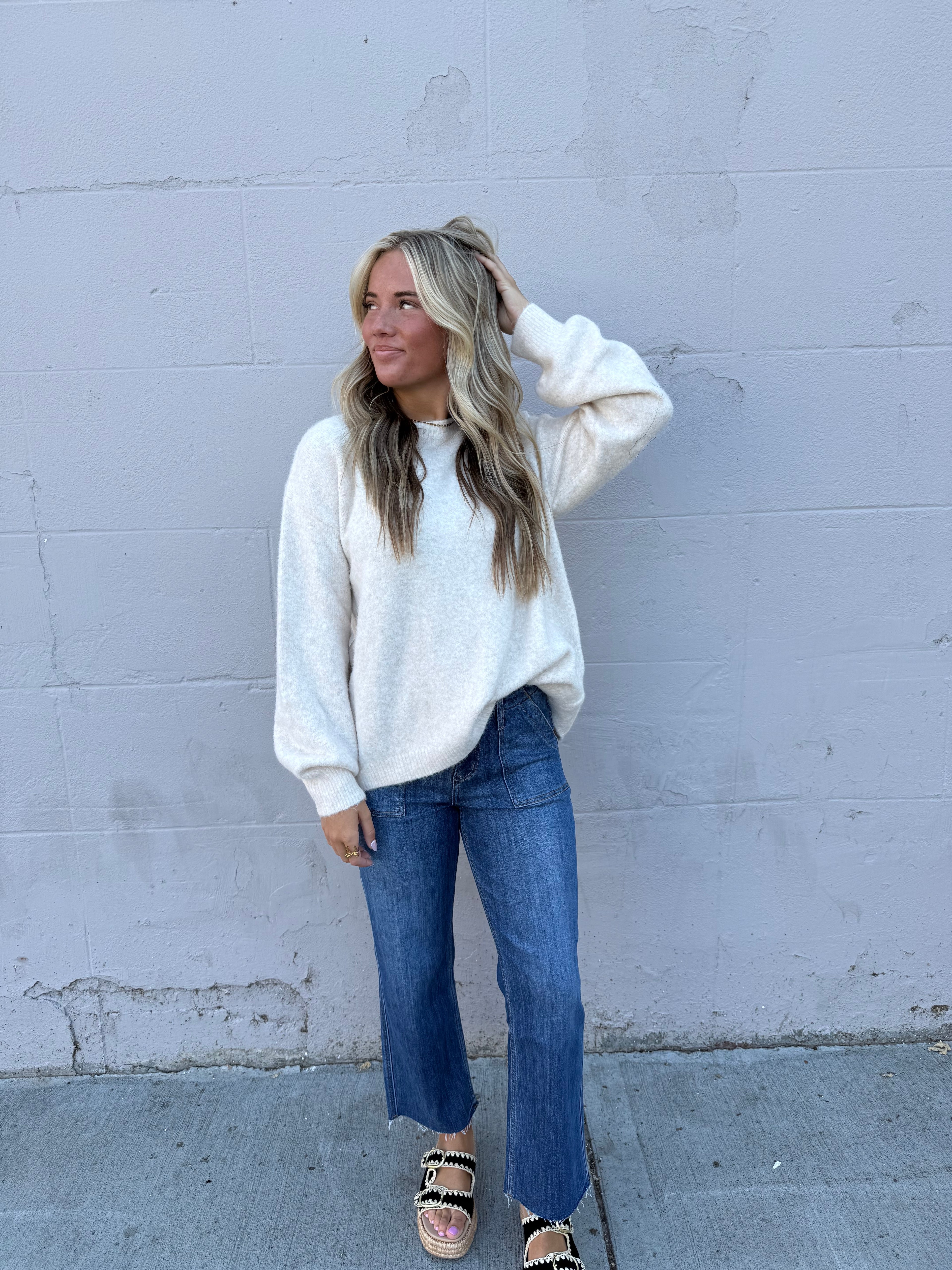Sweet Harmony Bow-Back Sweater
