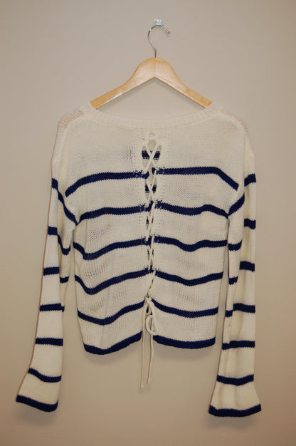 Chic Stripe Knit Sweater