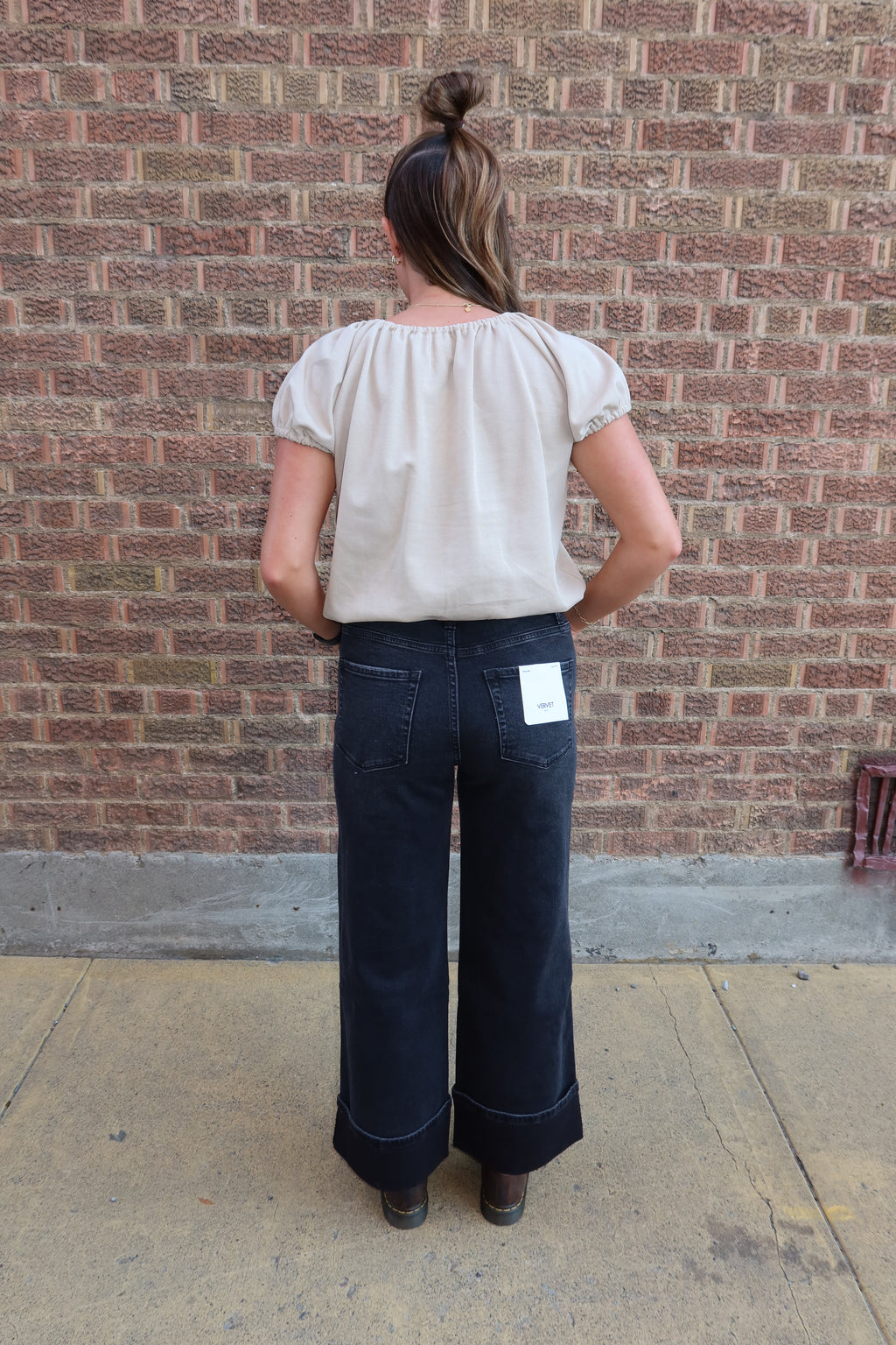 Eclipse Frame Wide Jean