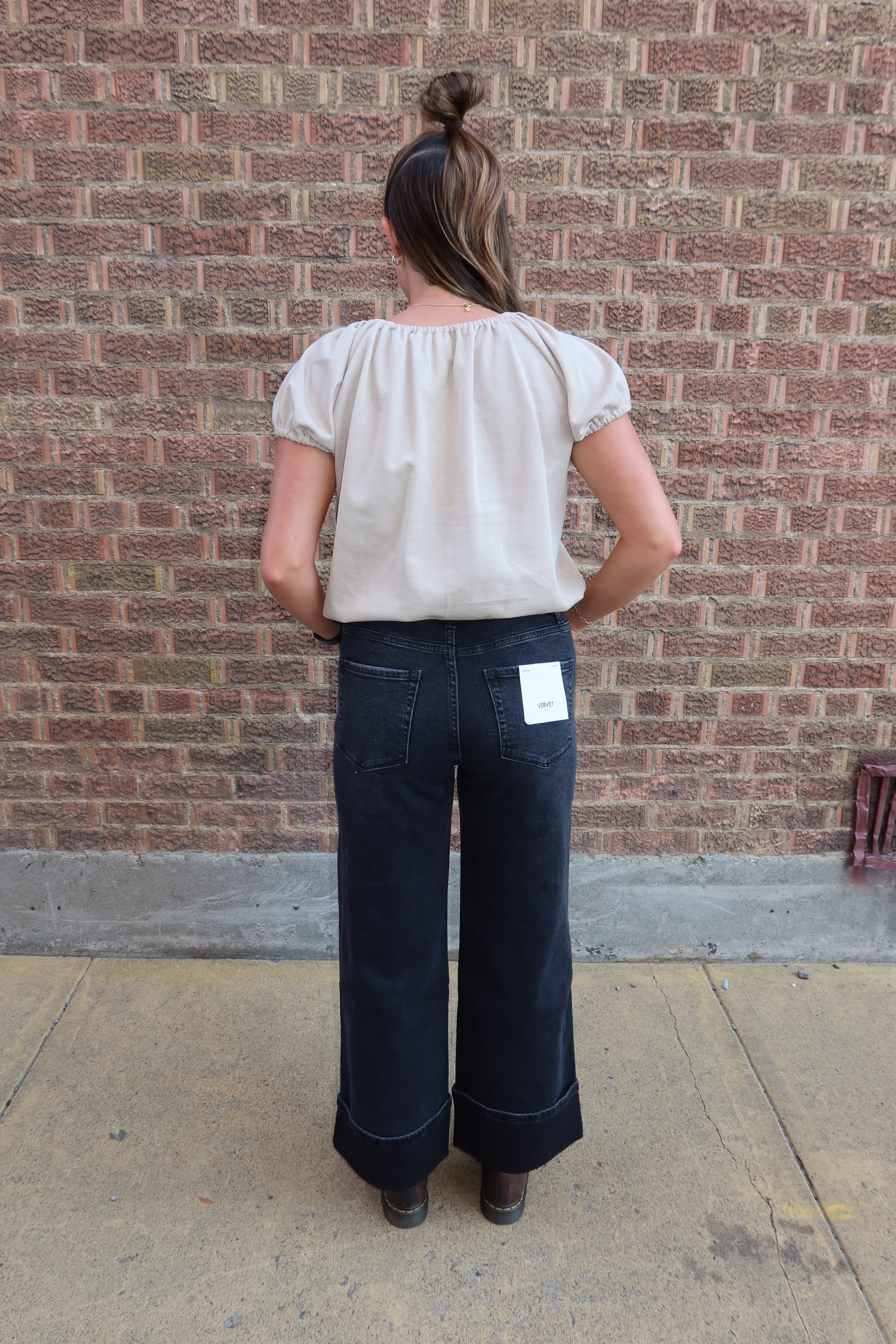 Eclipse Frame Wide Jean