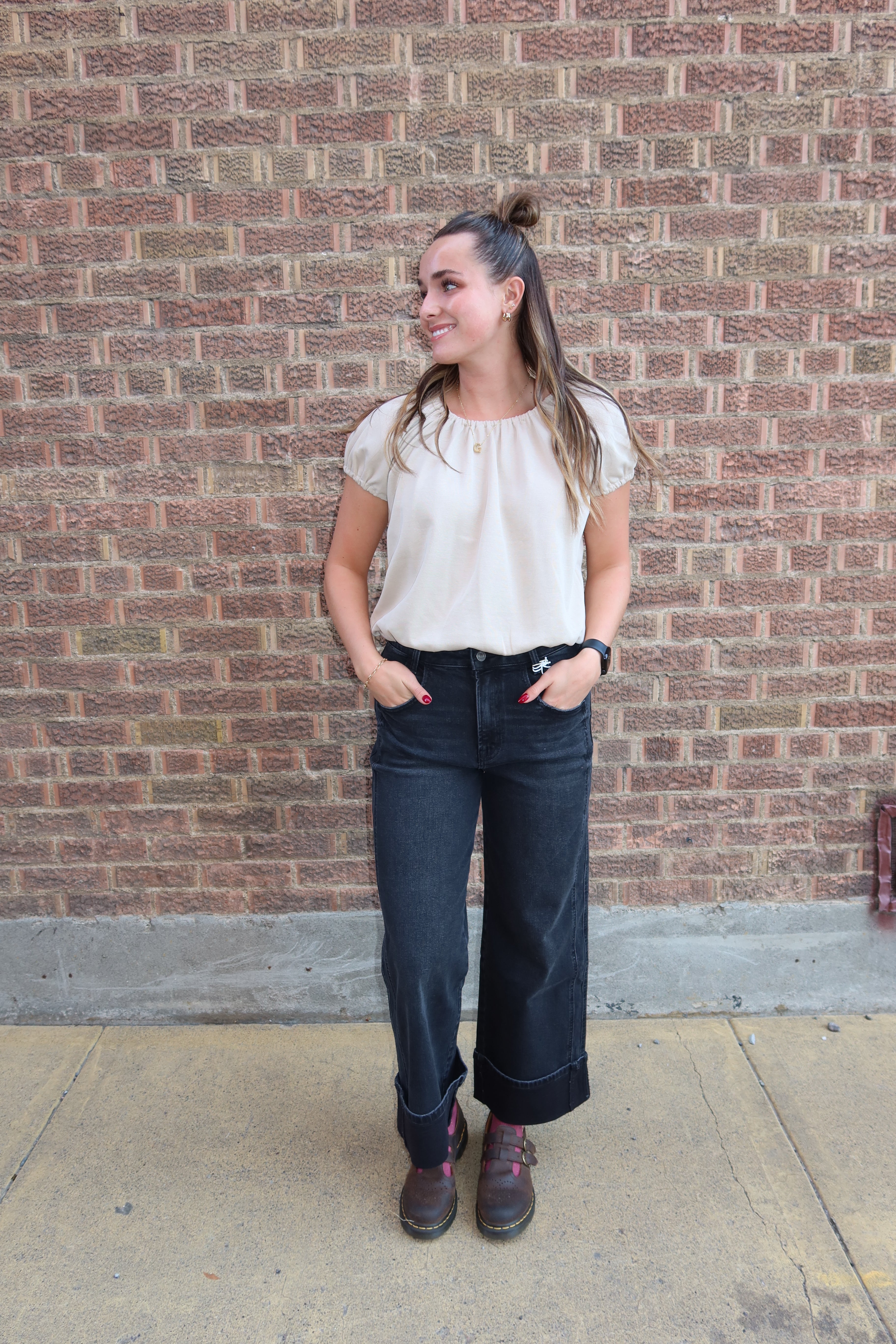 Eclipse Frame Wide Jean