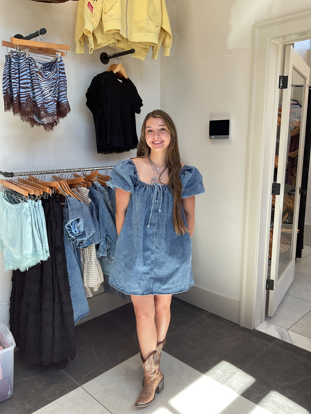 The Georgia Denim Dress