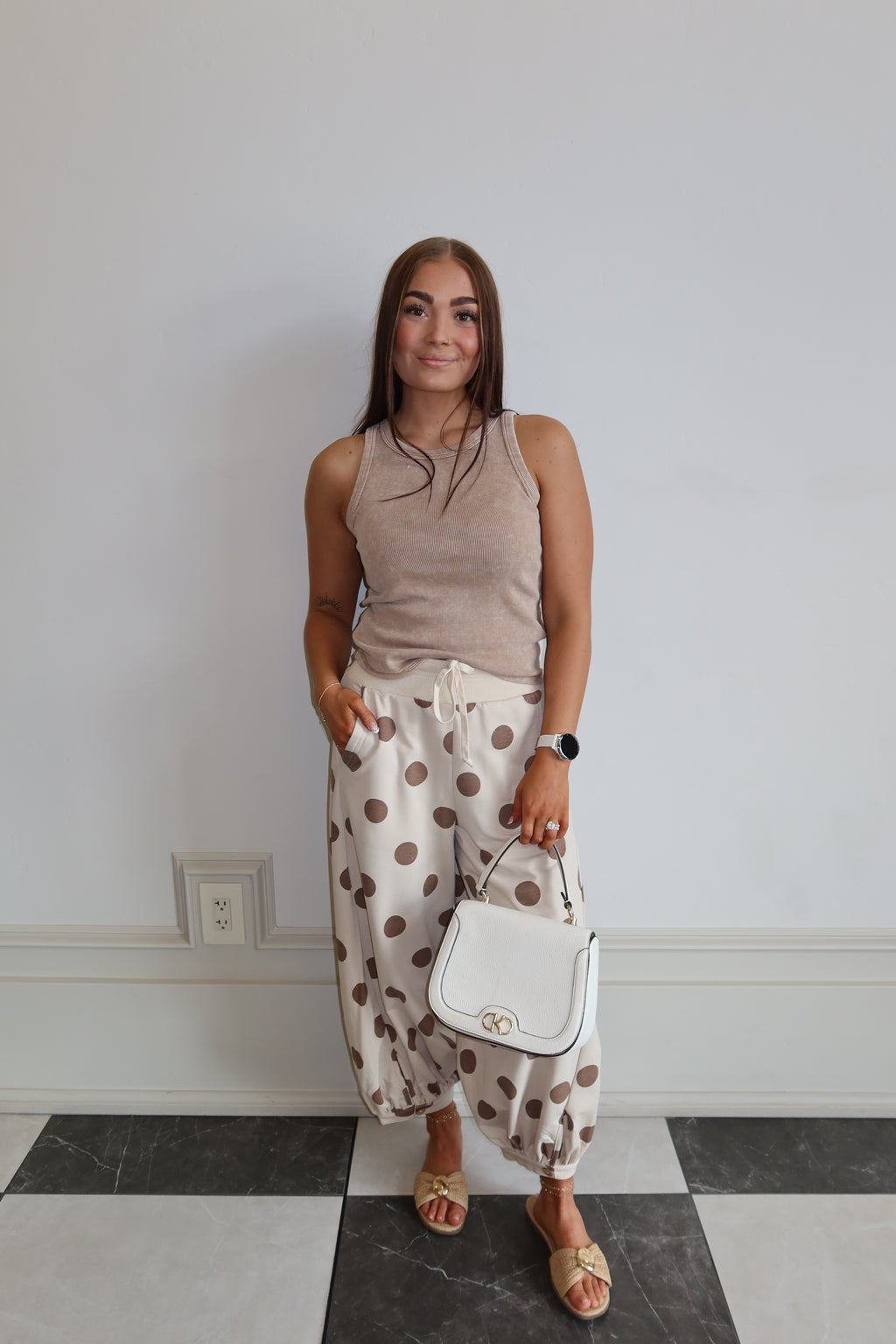 The Hazel Polka Pants