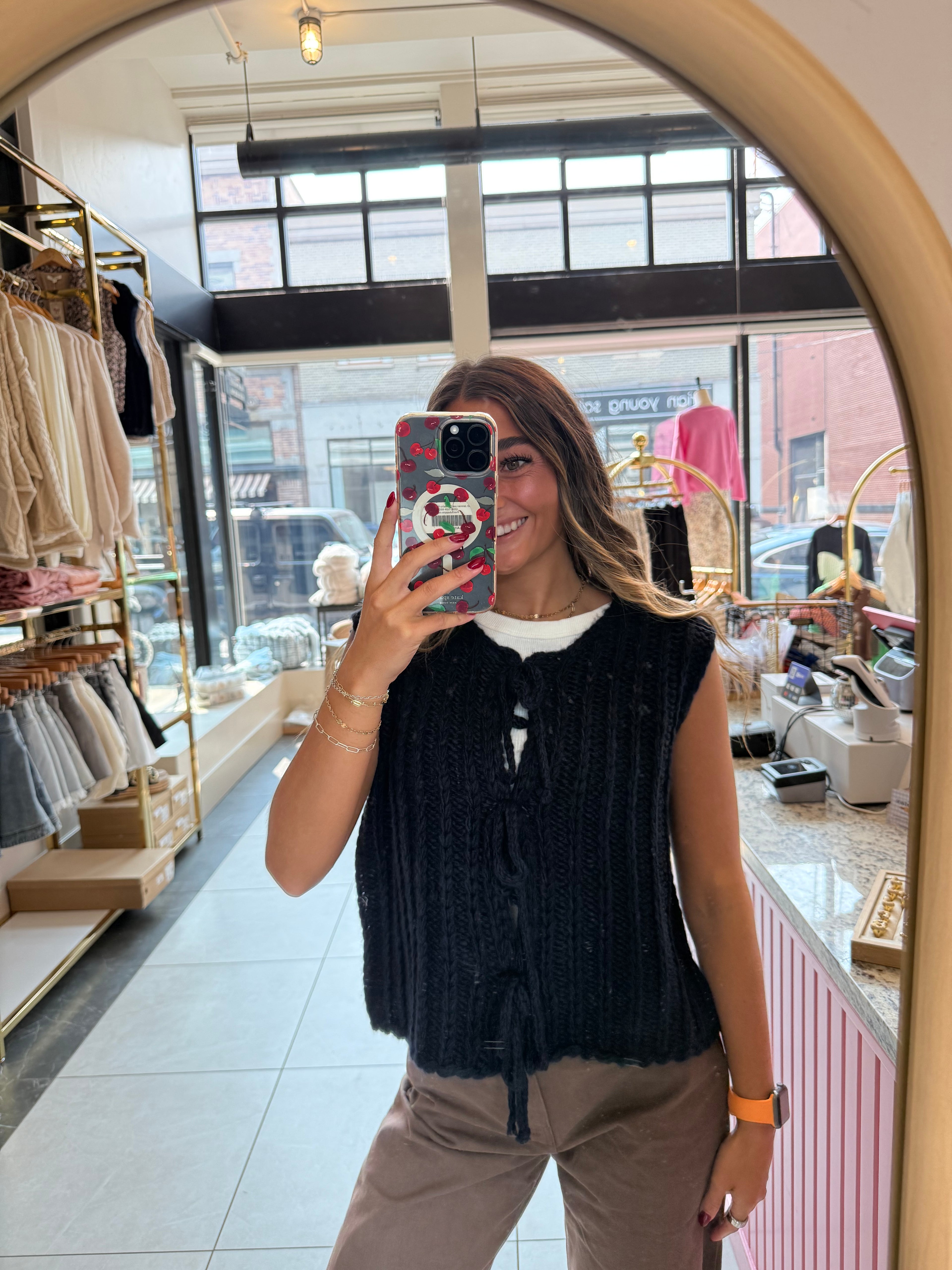 Tie It Up Sweater Tank