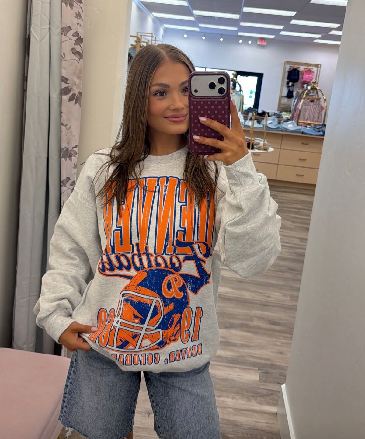 Broncos Football Crewneck