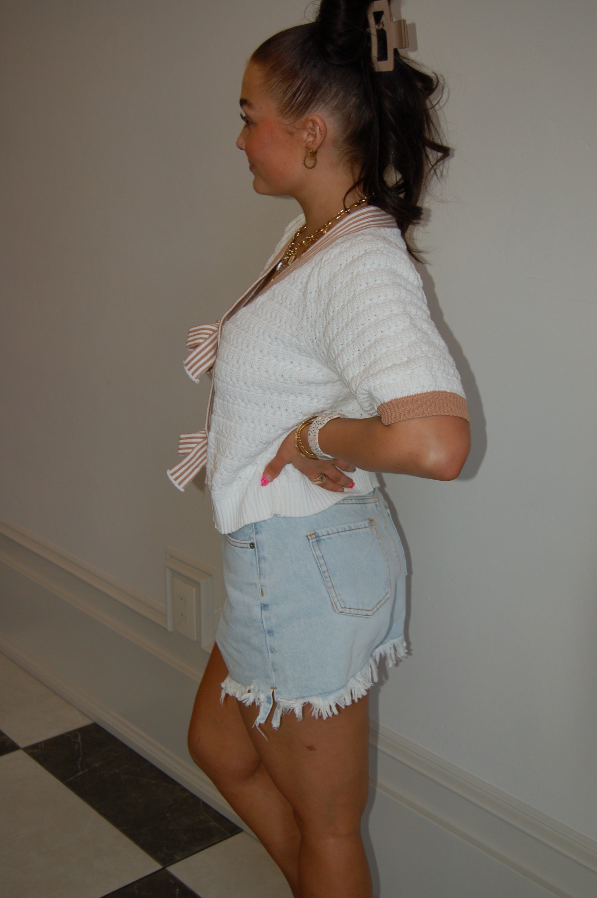 Costal Luxe Denim Shorts