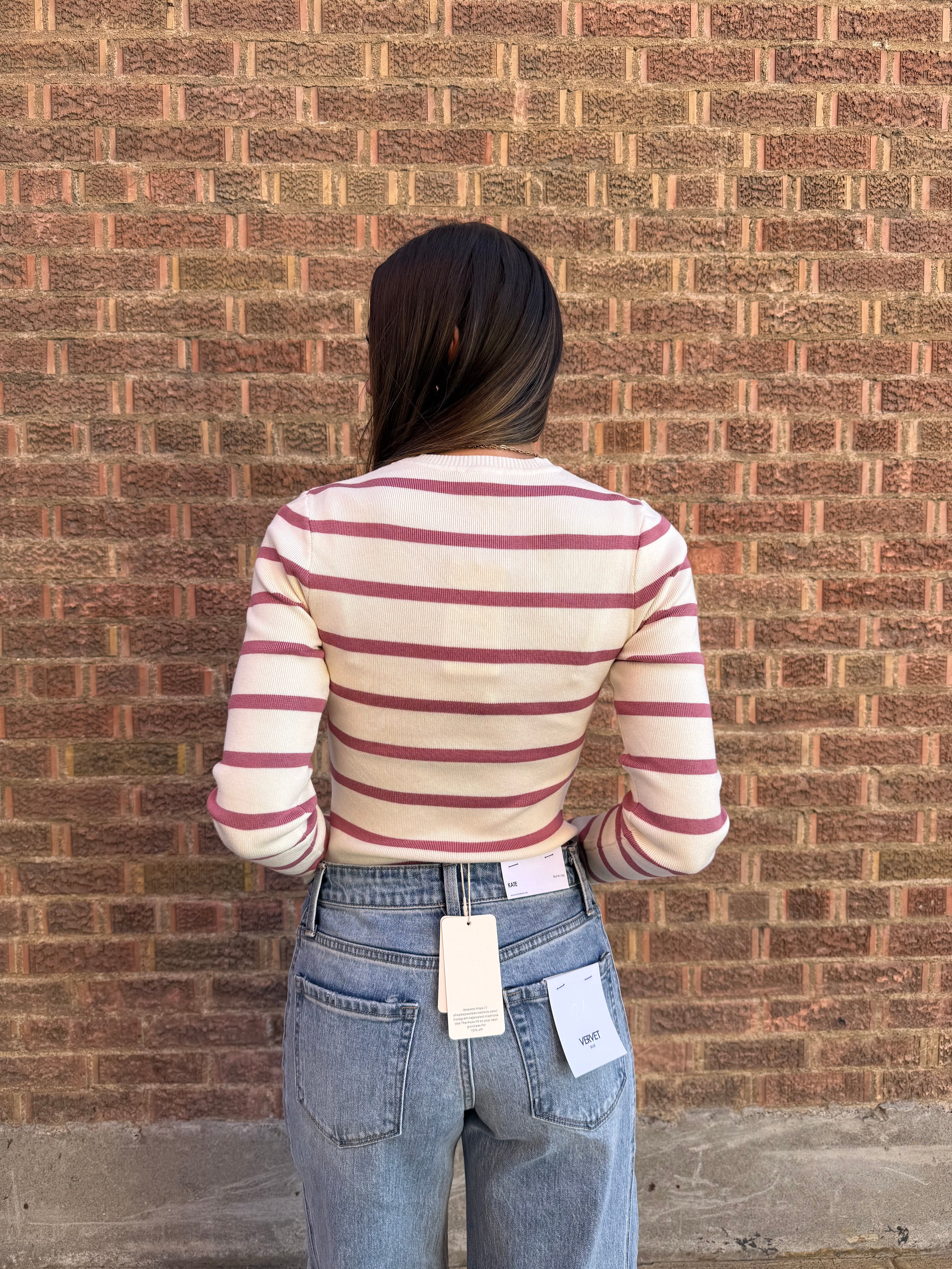Mauve Long Sleeve Bodysuit