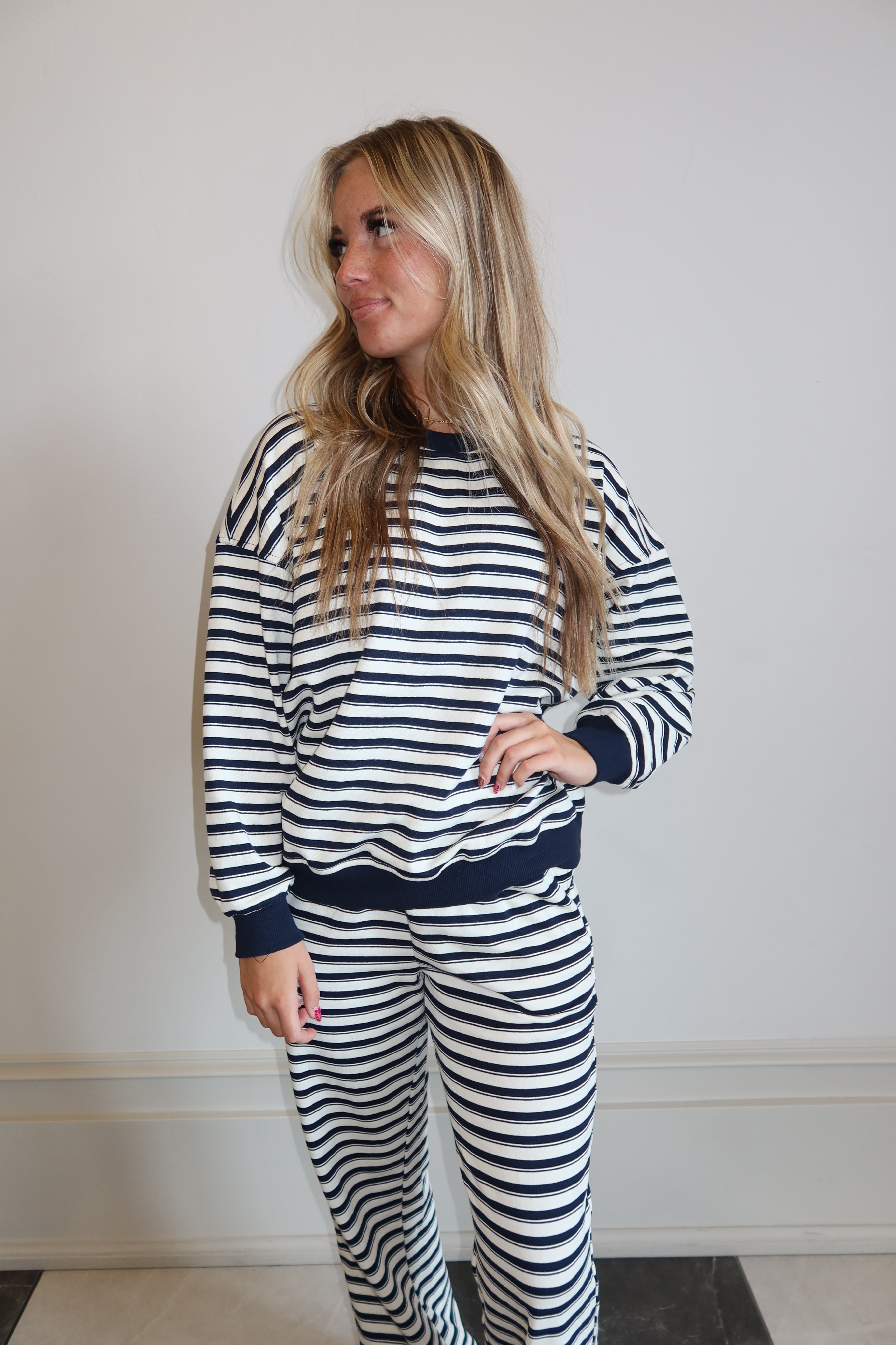 Coastal Stripe Cozy Set