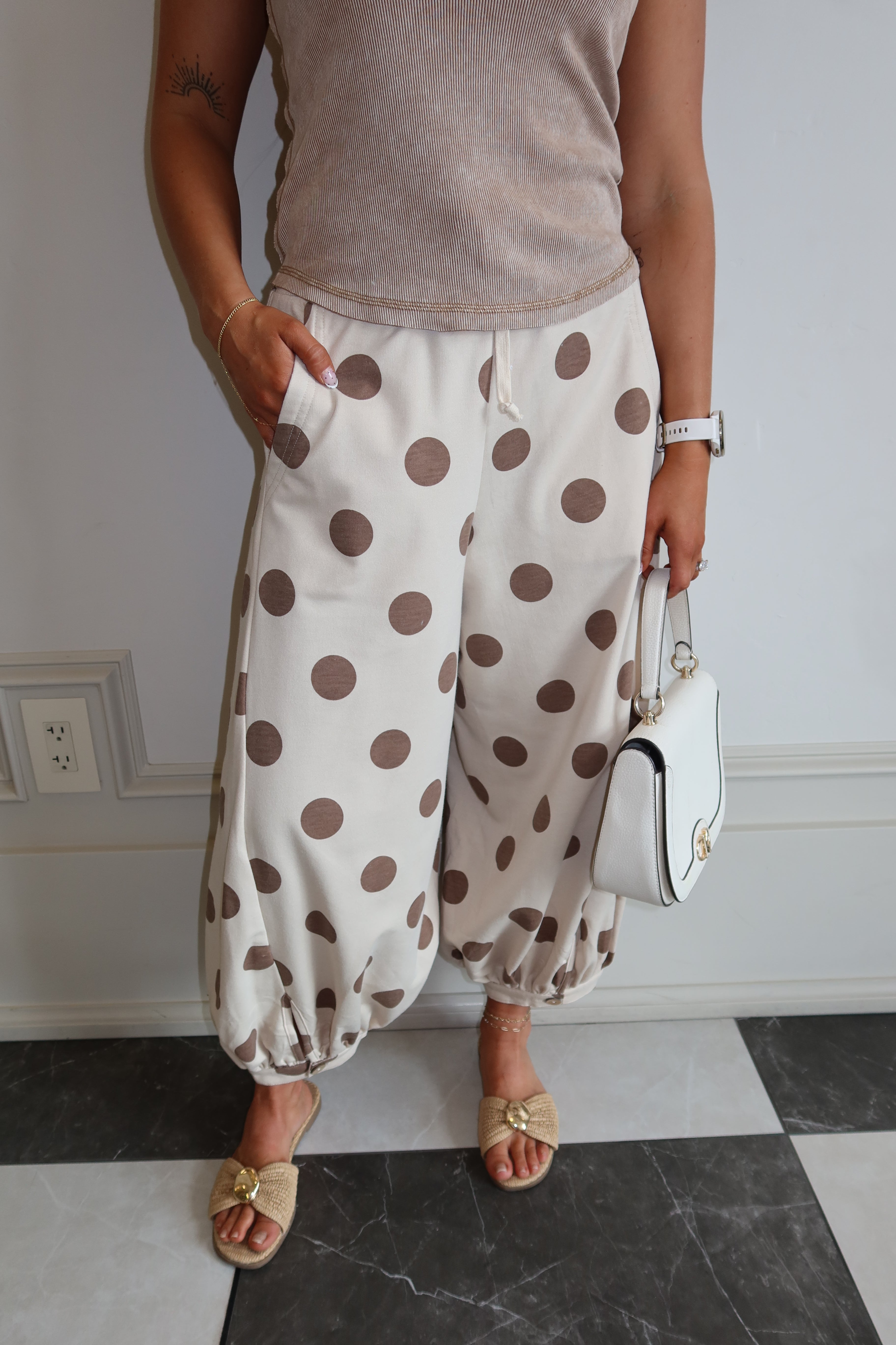 The Hazel Polka Pants