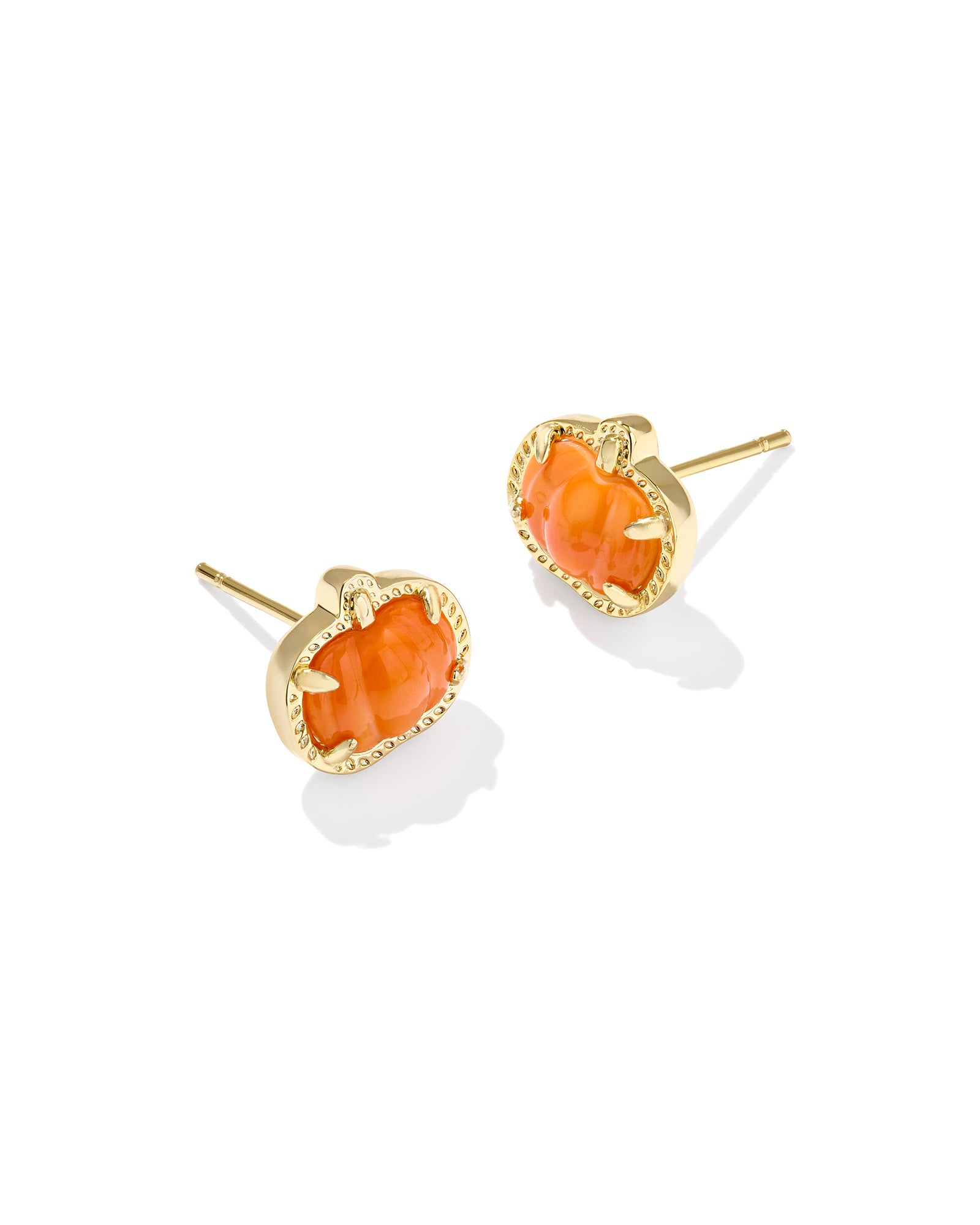 Pumpkin Stud Earring