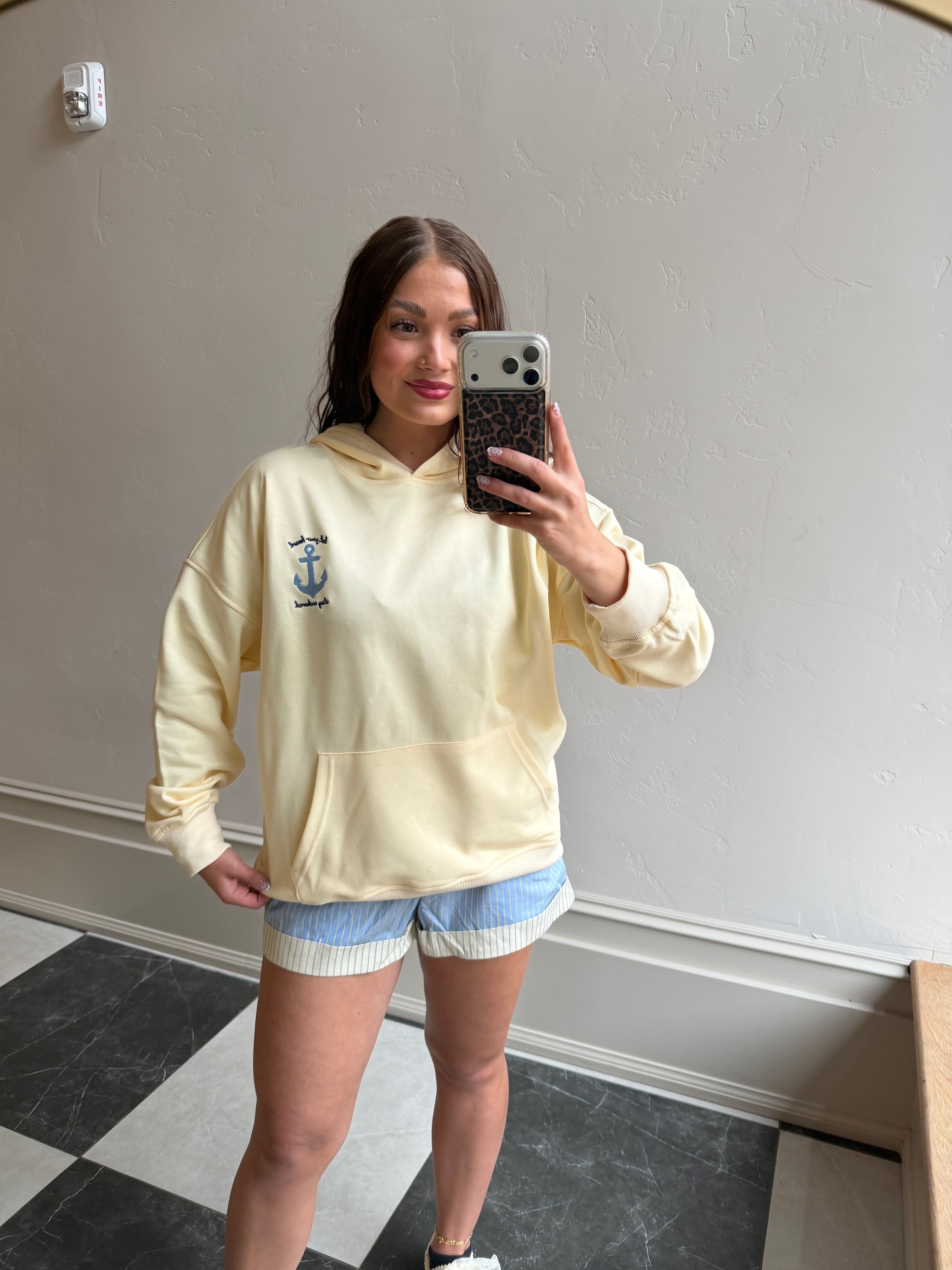 Harbor Stripe Lounge Shorts