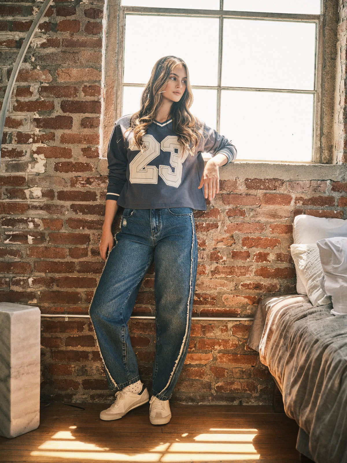 Vintage Varsity Top