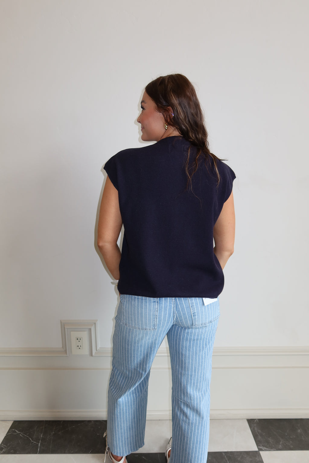 Harbor Line Knit Top