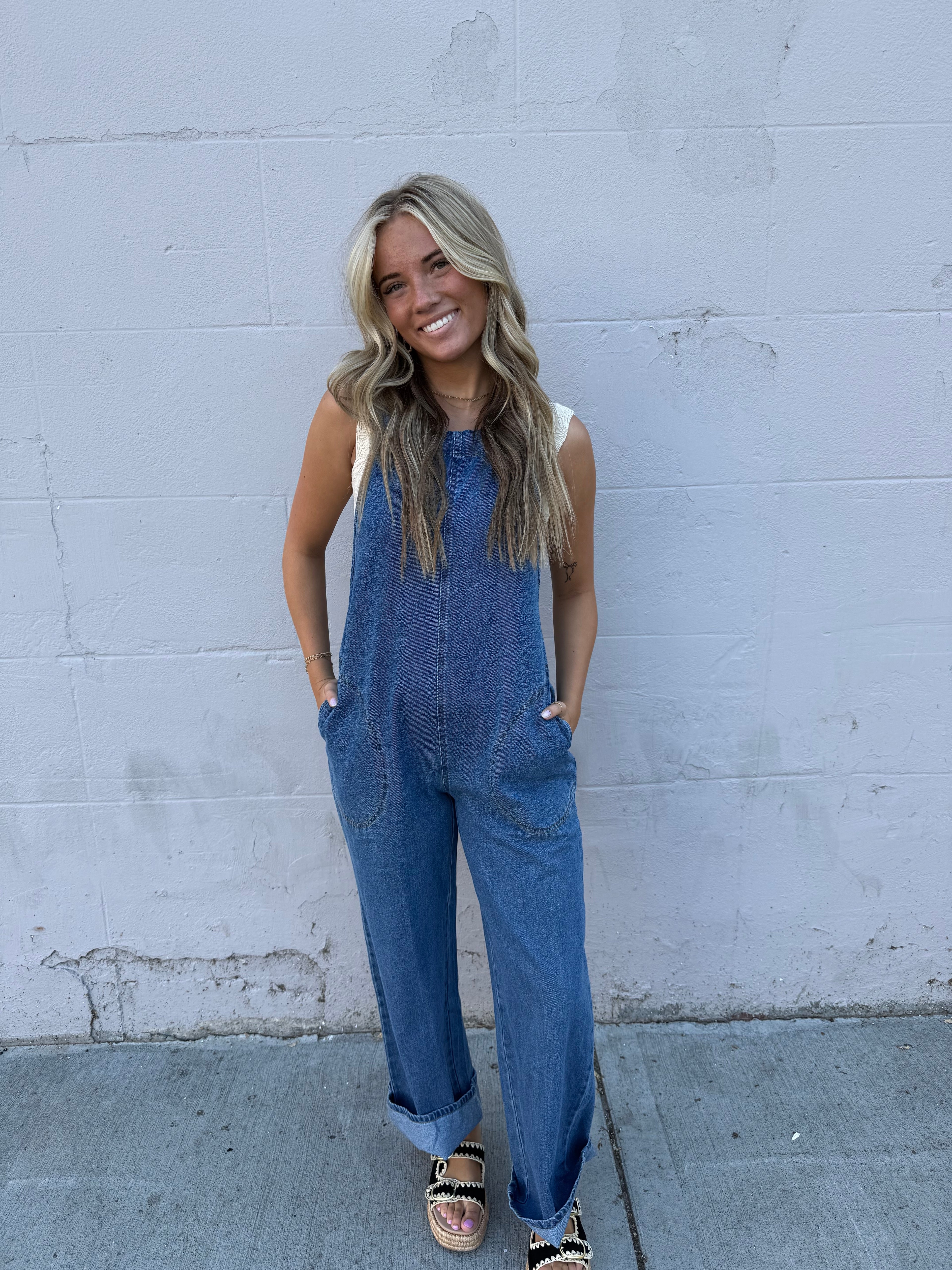 Classic Denim Overalls
