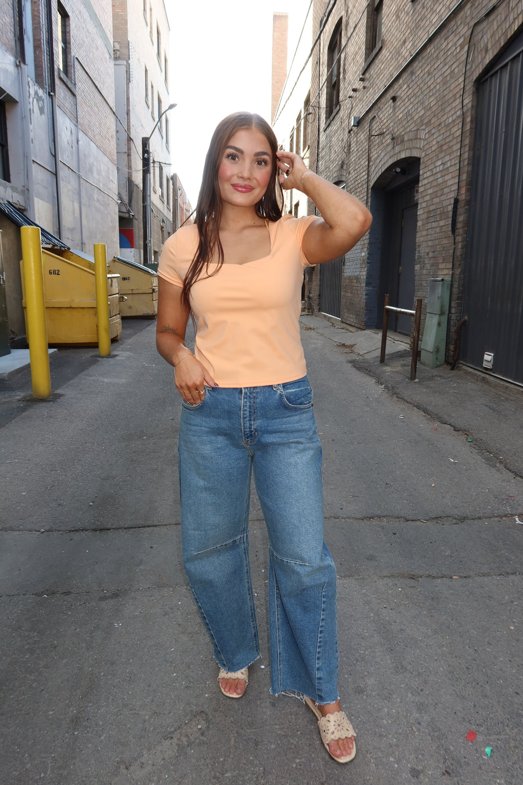Just Black Denim Barrel Jeans
