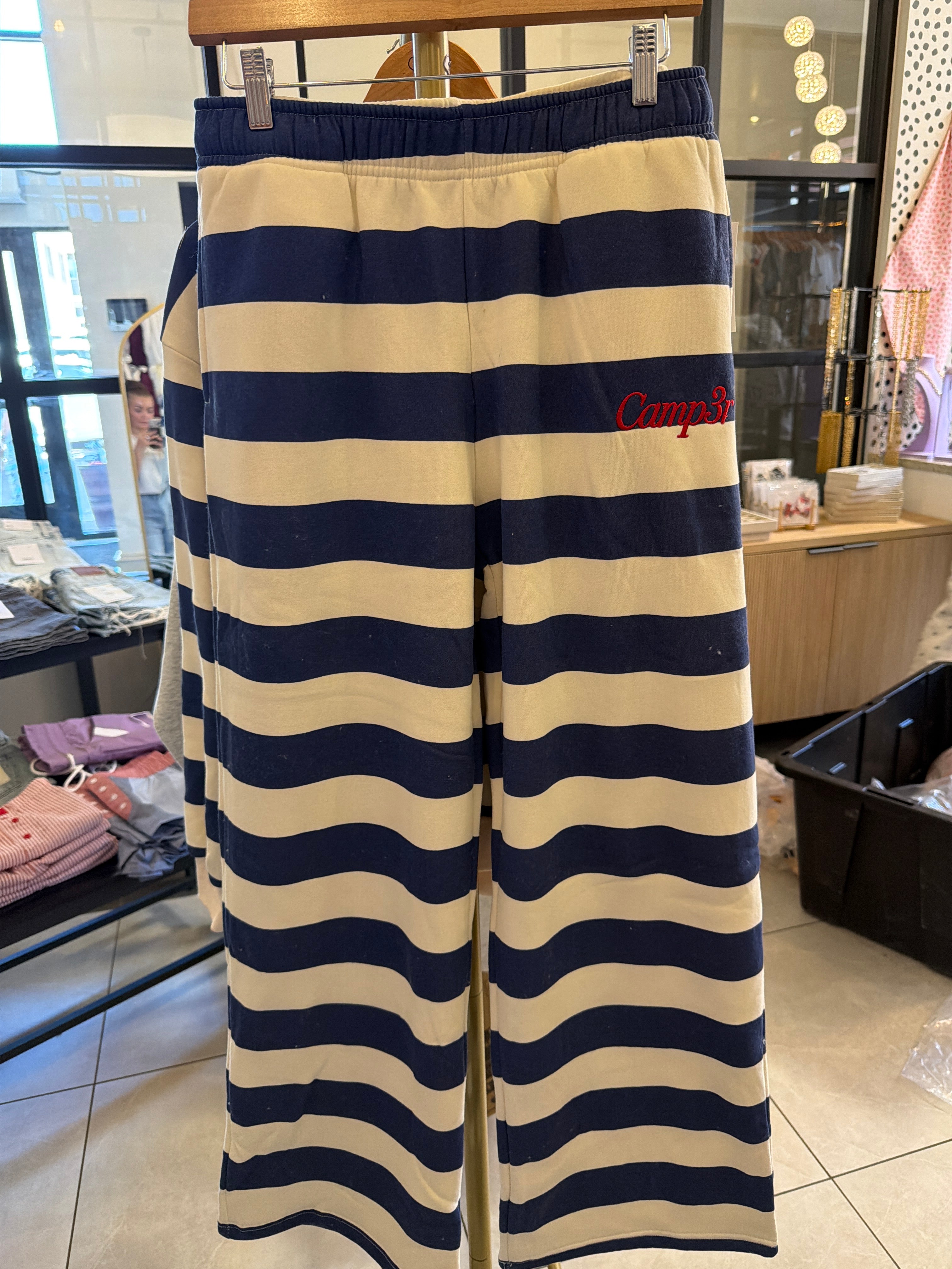 Happy Camp3r Stripe Sweatpants