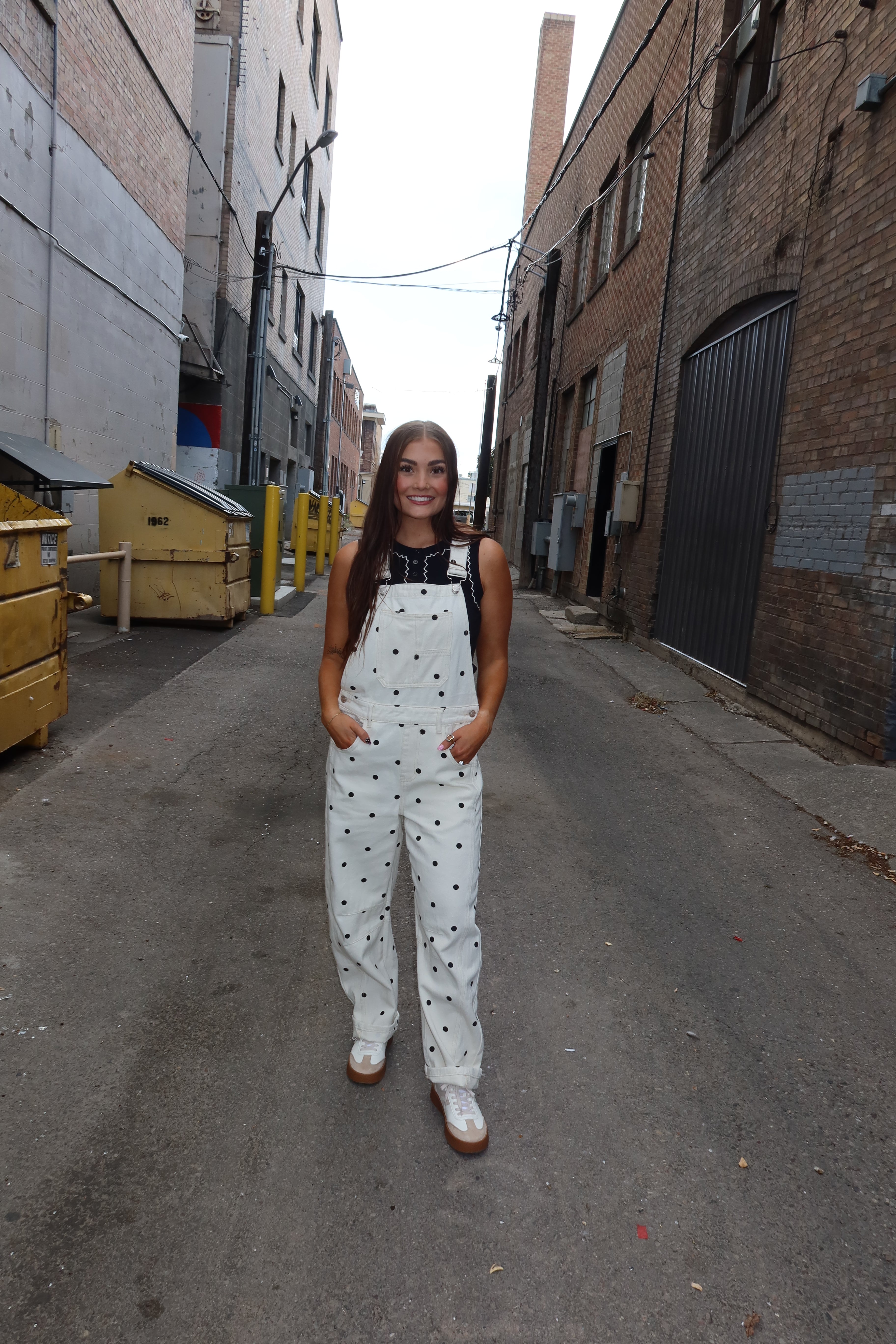 Polka Dot Overalls