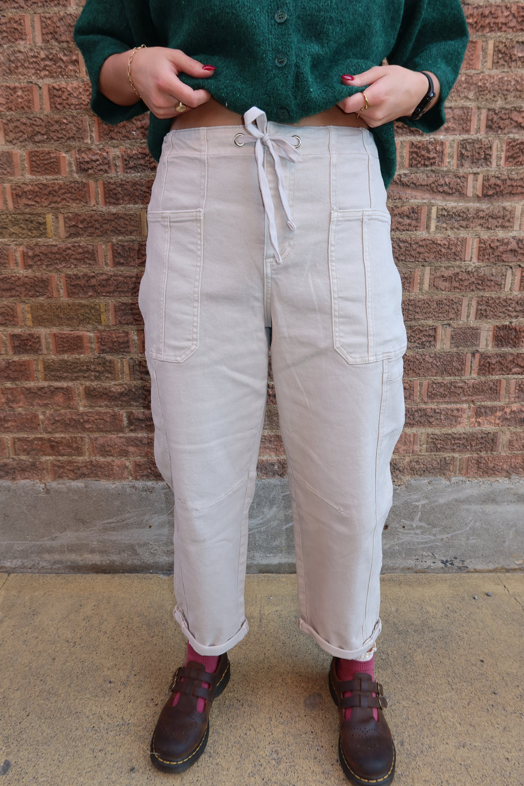 Sandbar Cargo Barrel Jeans