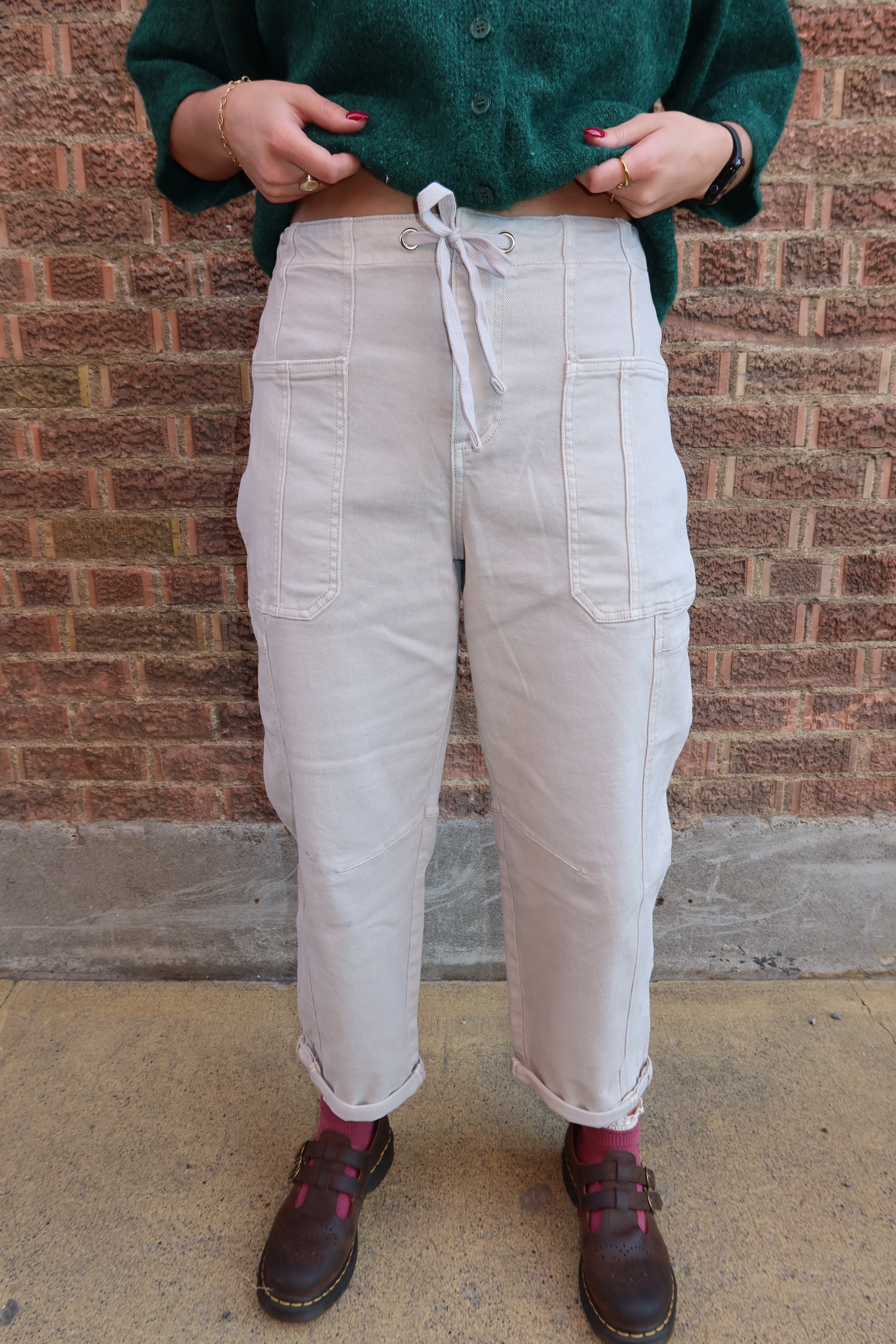 Sandbar Cargo Barrel Jeans