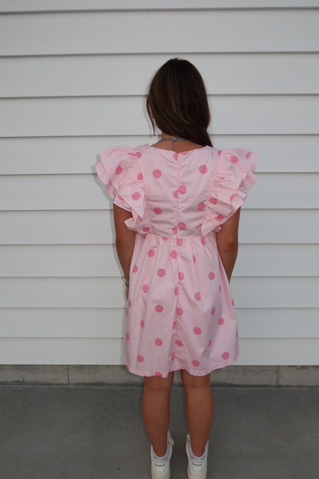 Pink Polka Dot Dress