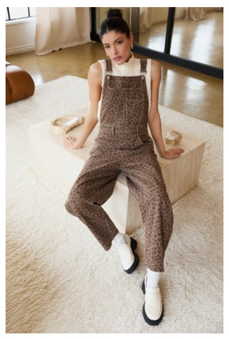 Wild Stroll Barrel Overalls