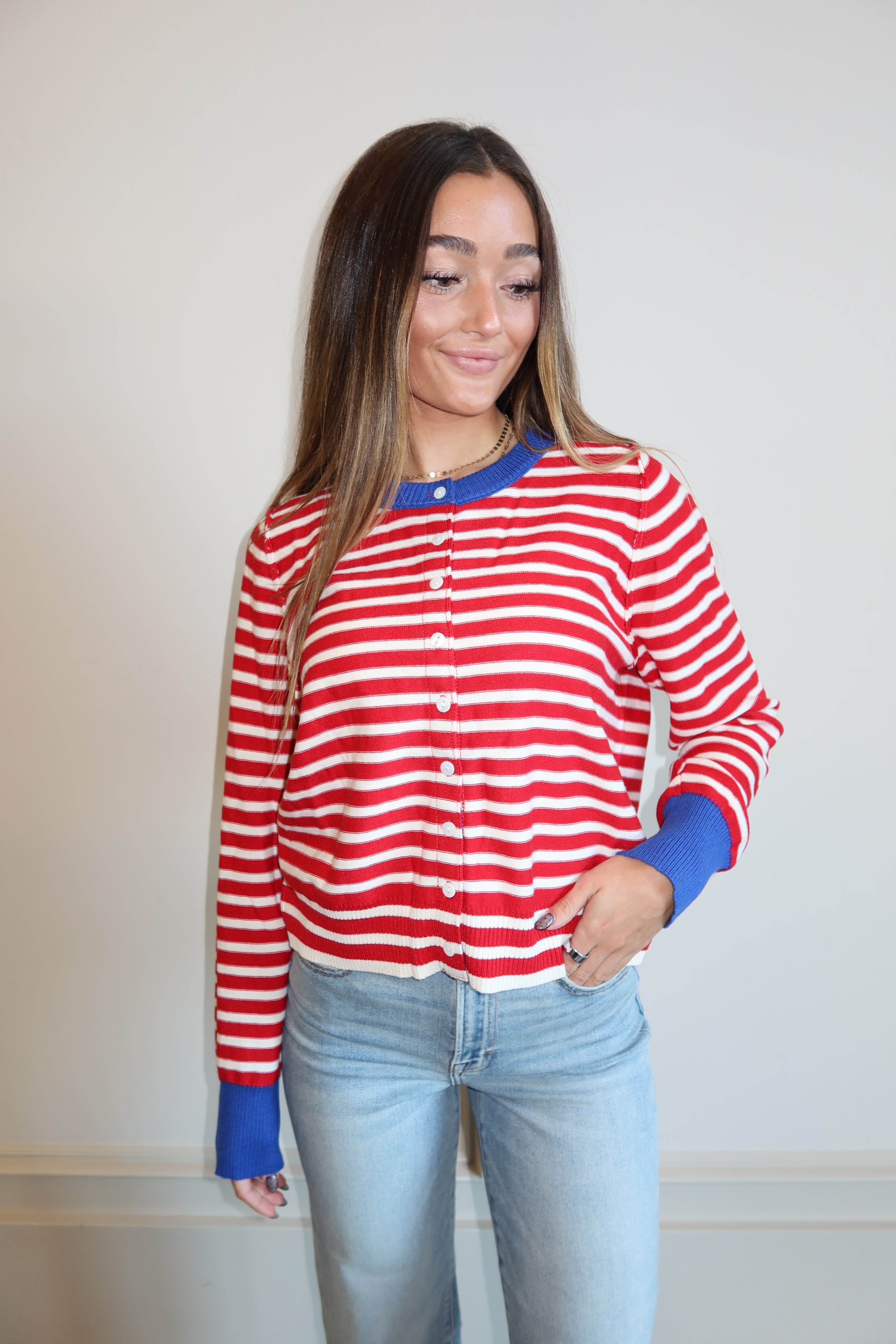 All-American Stripe Sweater