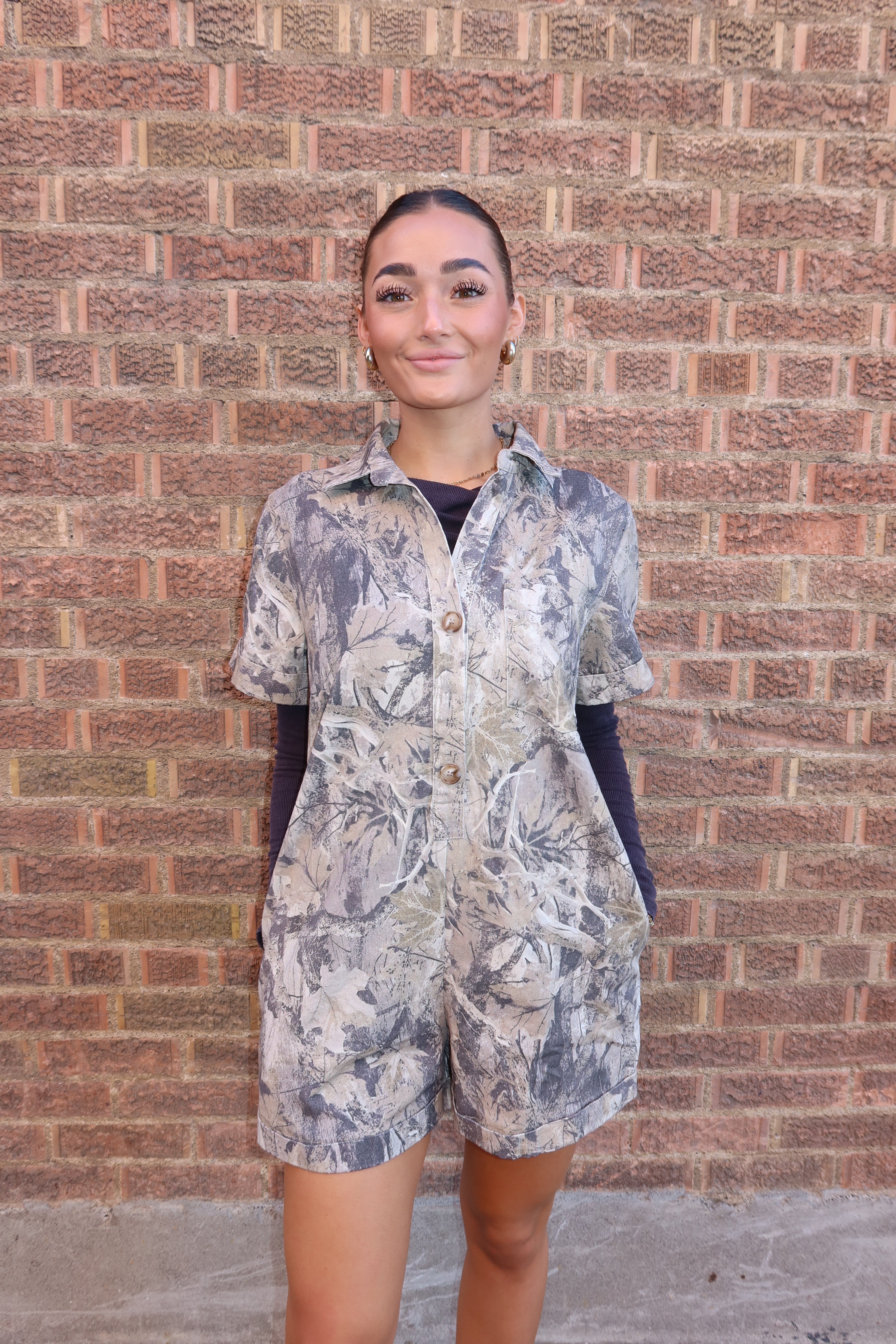 Ashridge Camo Romper