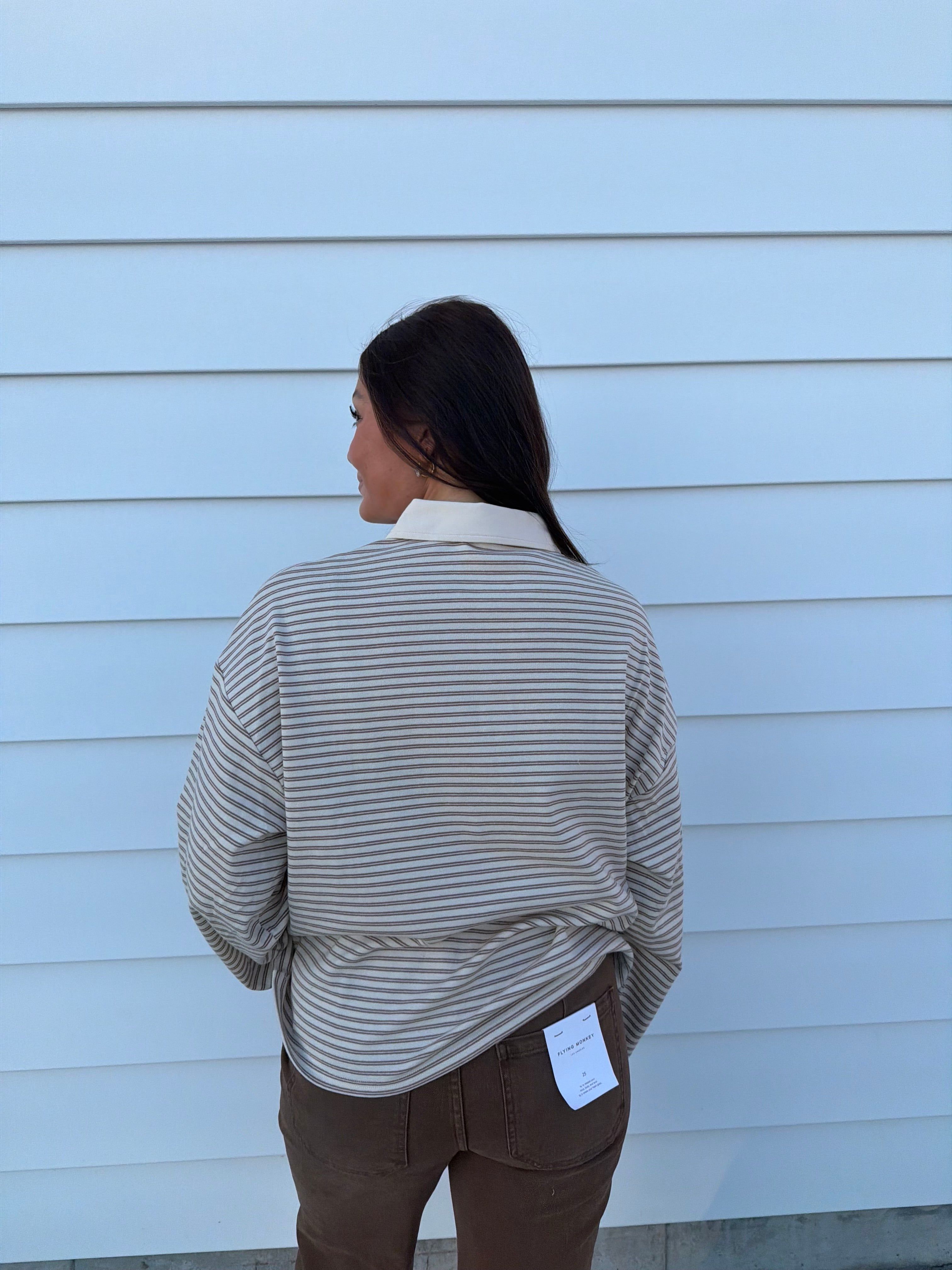 Sandstone Stripe Pullover
