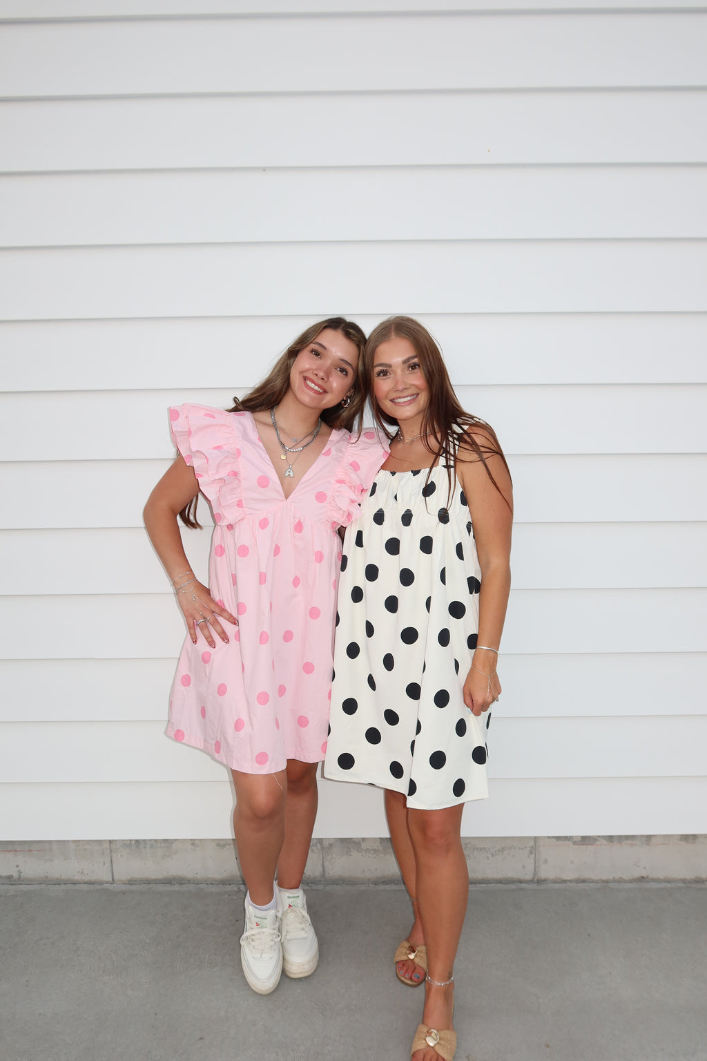 Pink Polka Dot Dress
