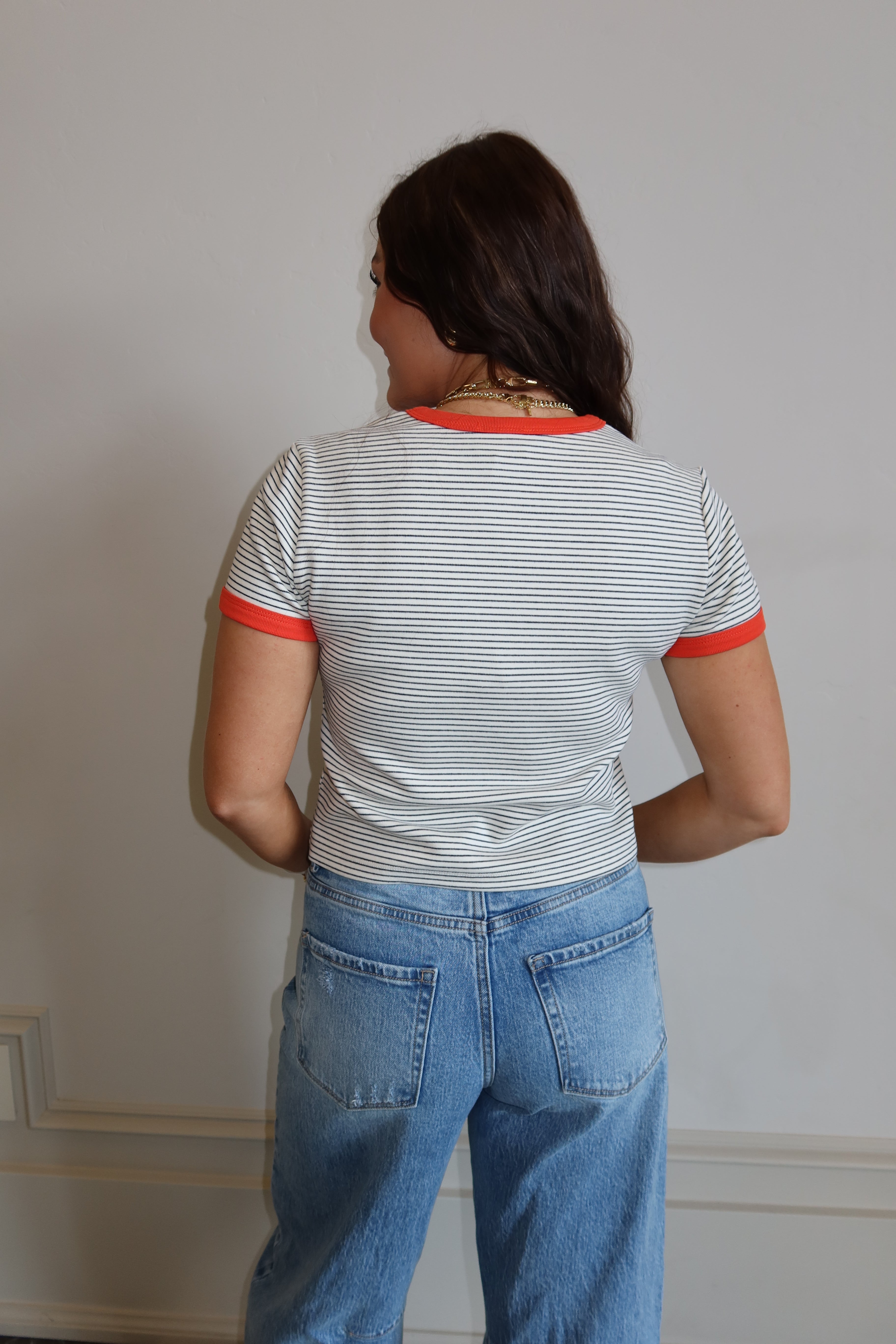 Coral Coast Ringer Tee