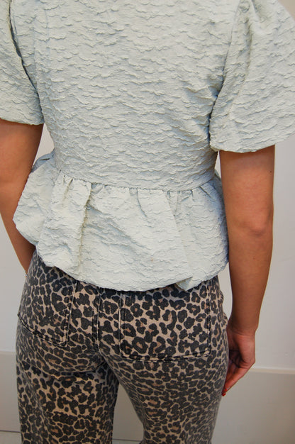 Leopard Wide Leg Pant