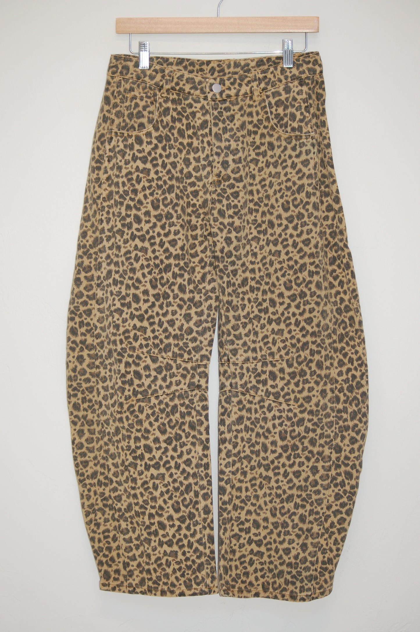 Cheetah Barrel Pants