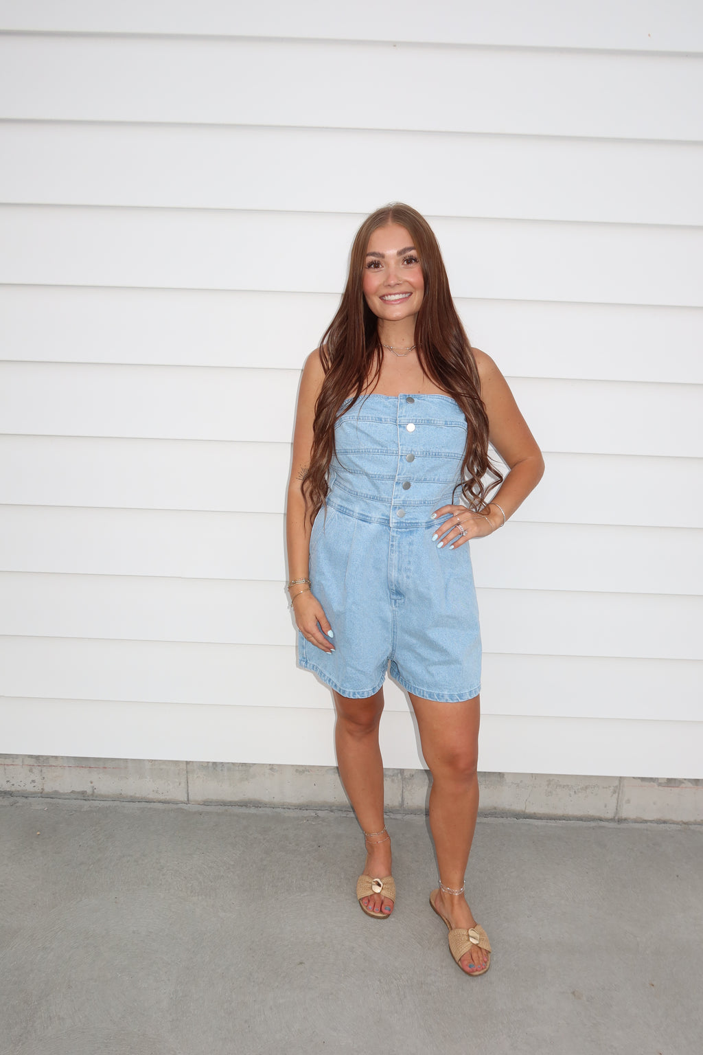 Denim Rodeo Romper