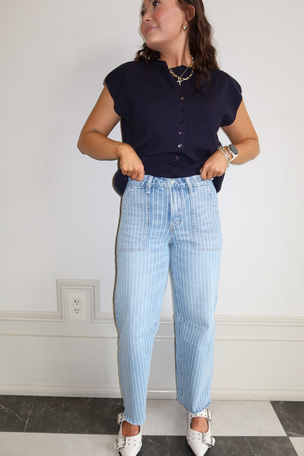 Santorini Stripe Pant