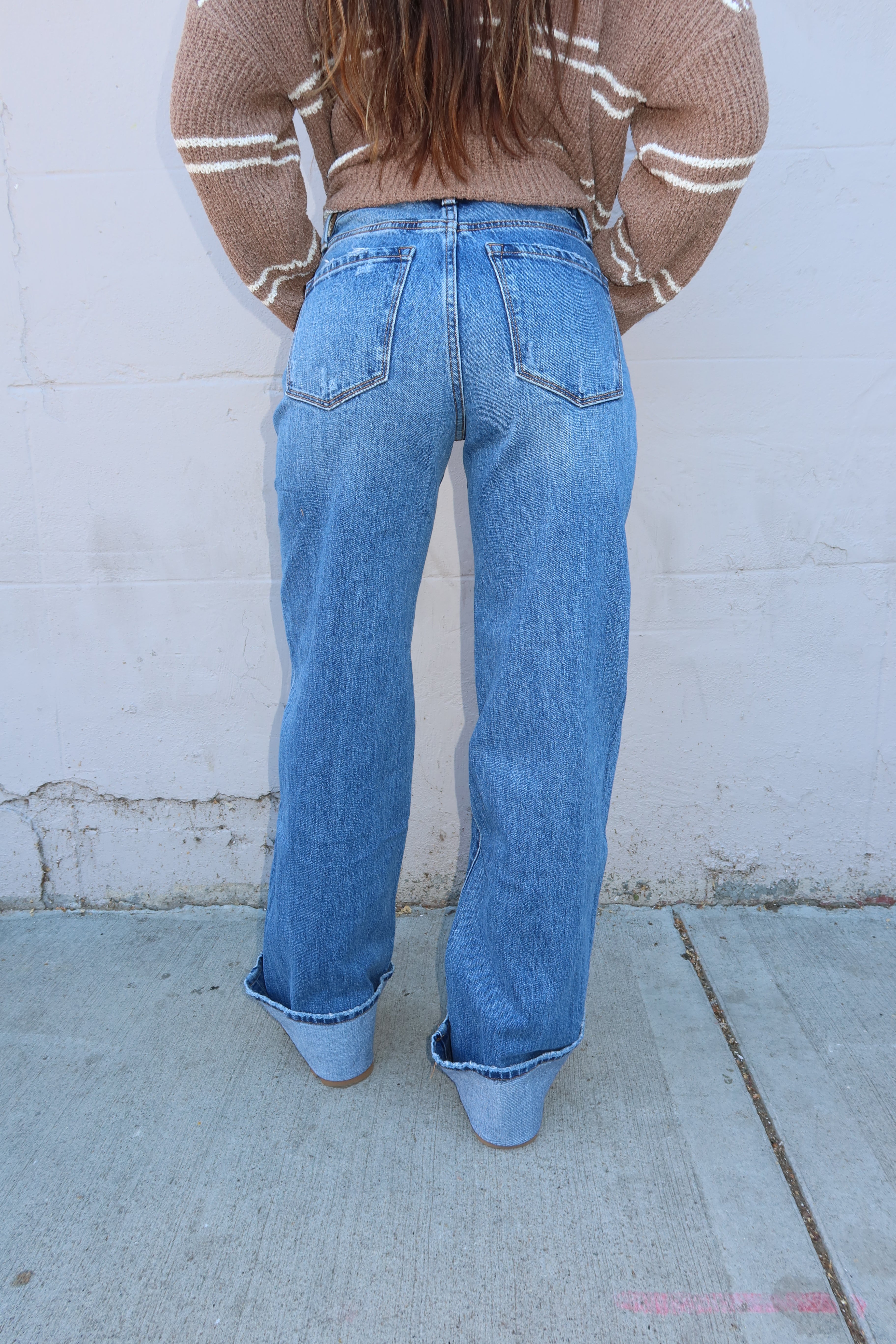 Ever Blue Wide Leg Jeans