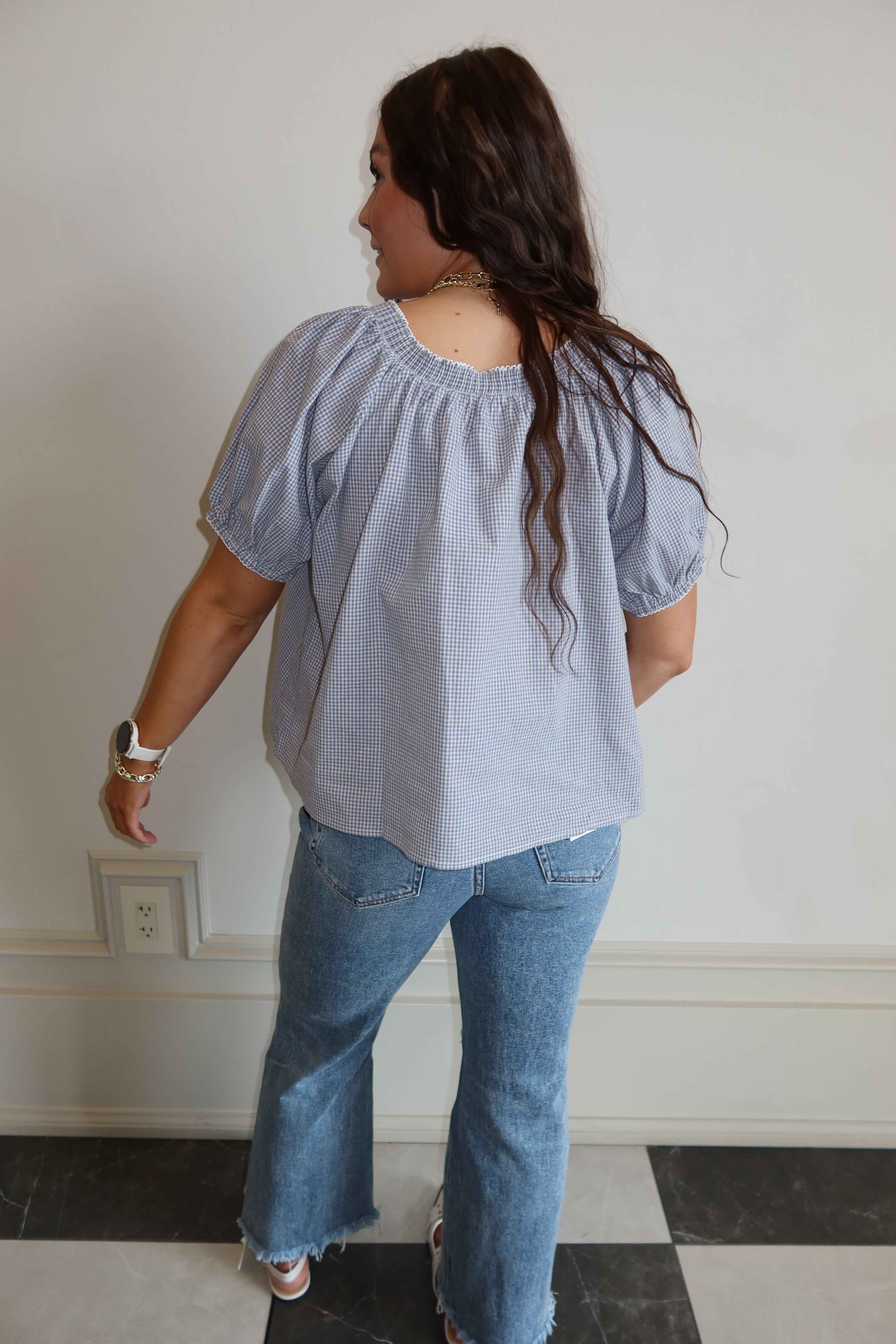 Coastal Picnic Blouse