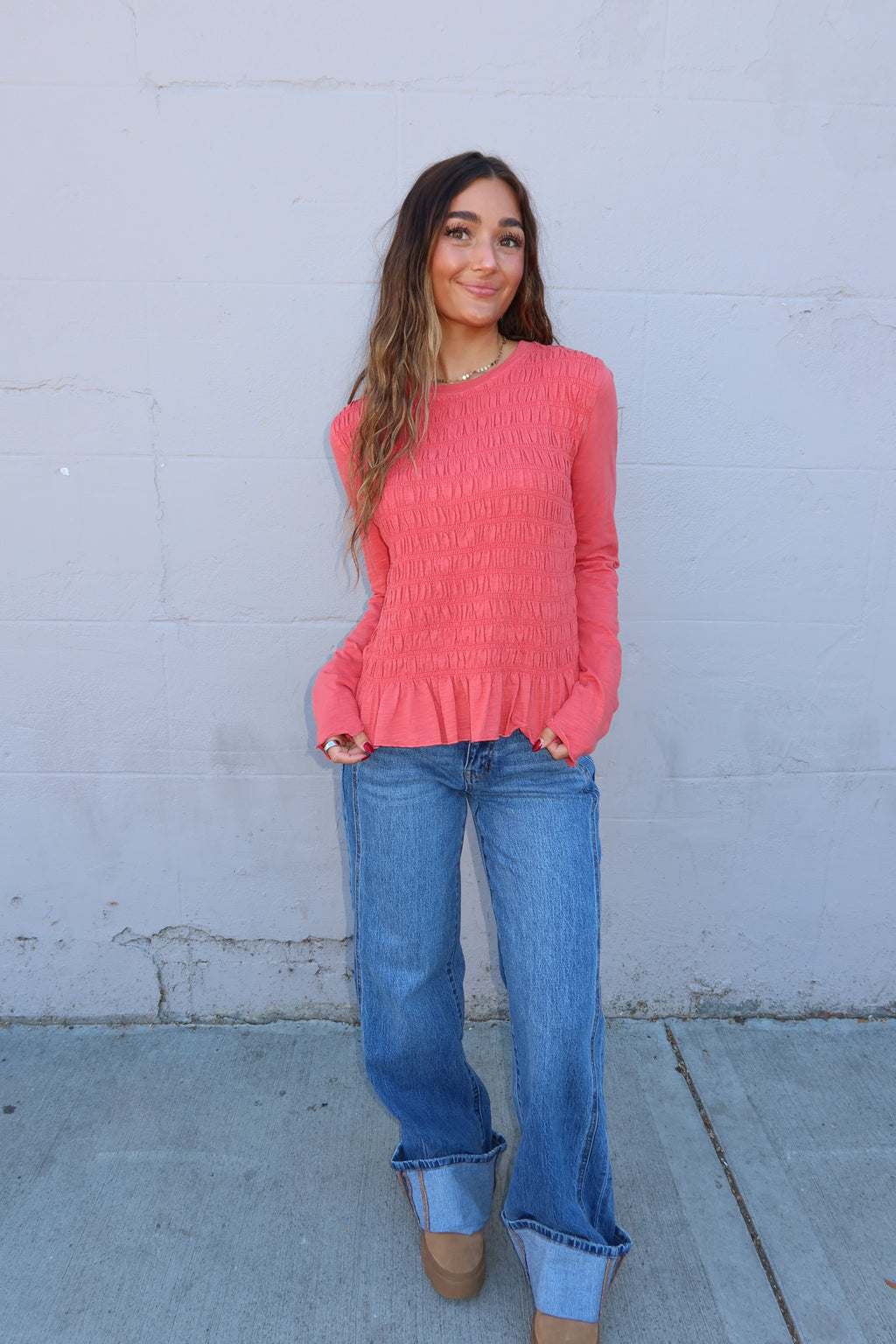 Ever Blue Wide Leg Jeans