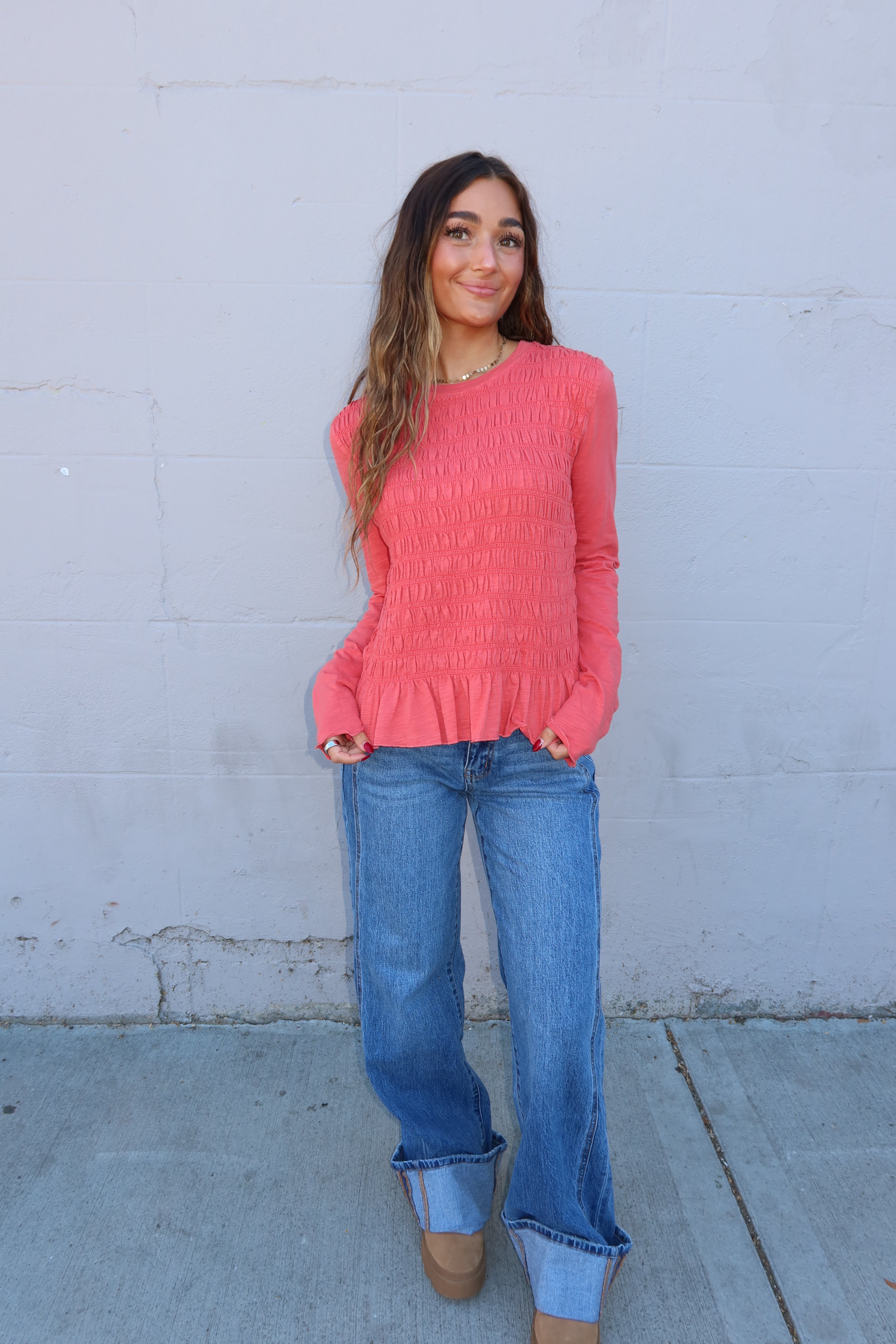 Ever Blue Wide Leg Jeans