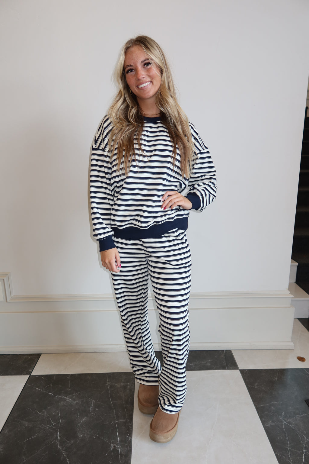 Coastal Stripe Cozy Set