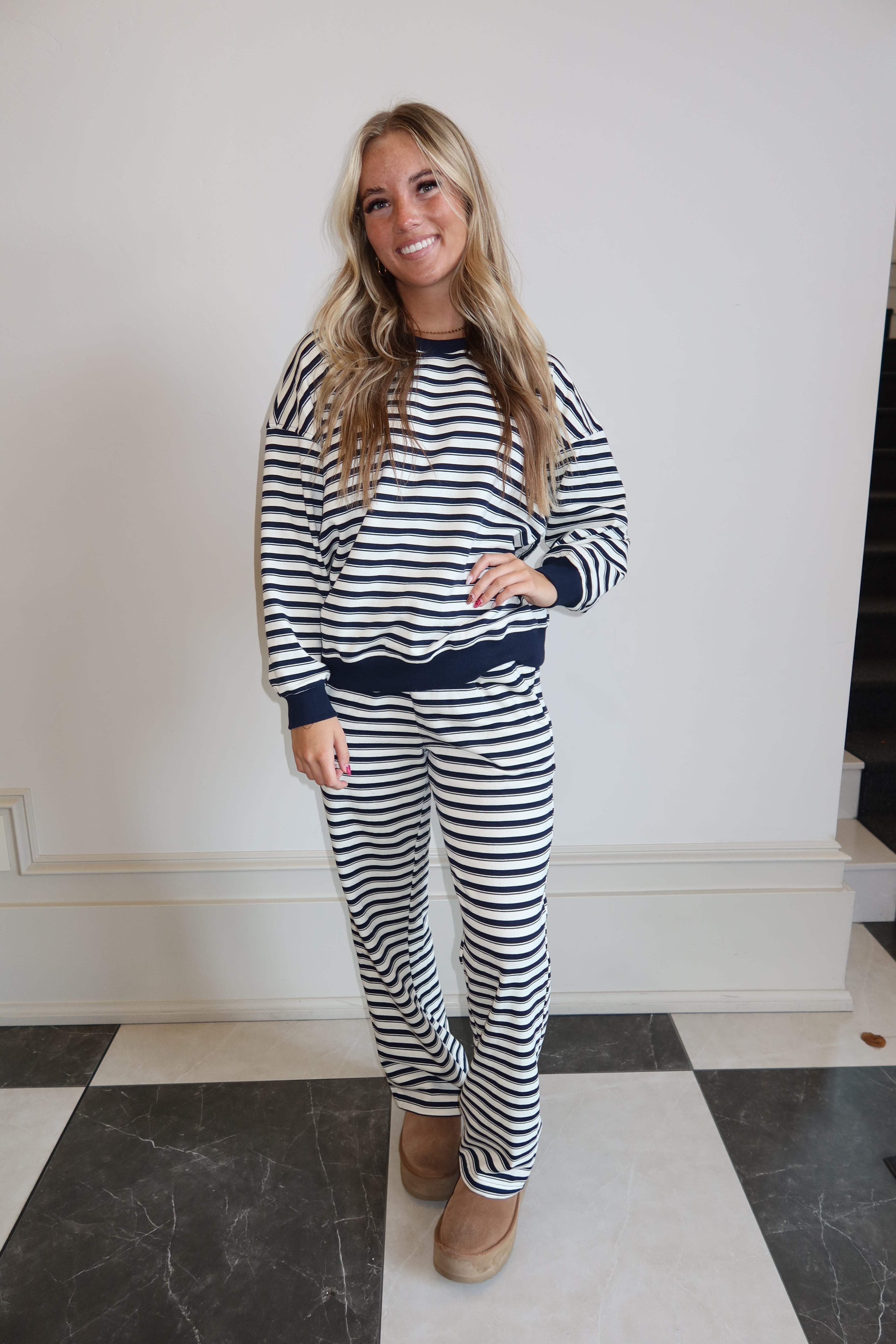 Coastal Stripe Cozy Set