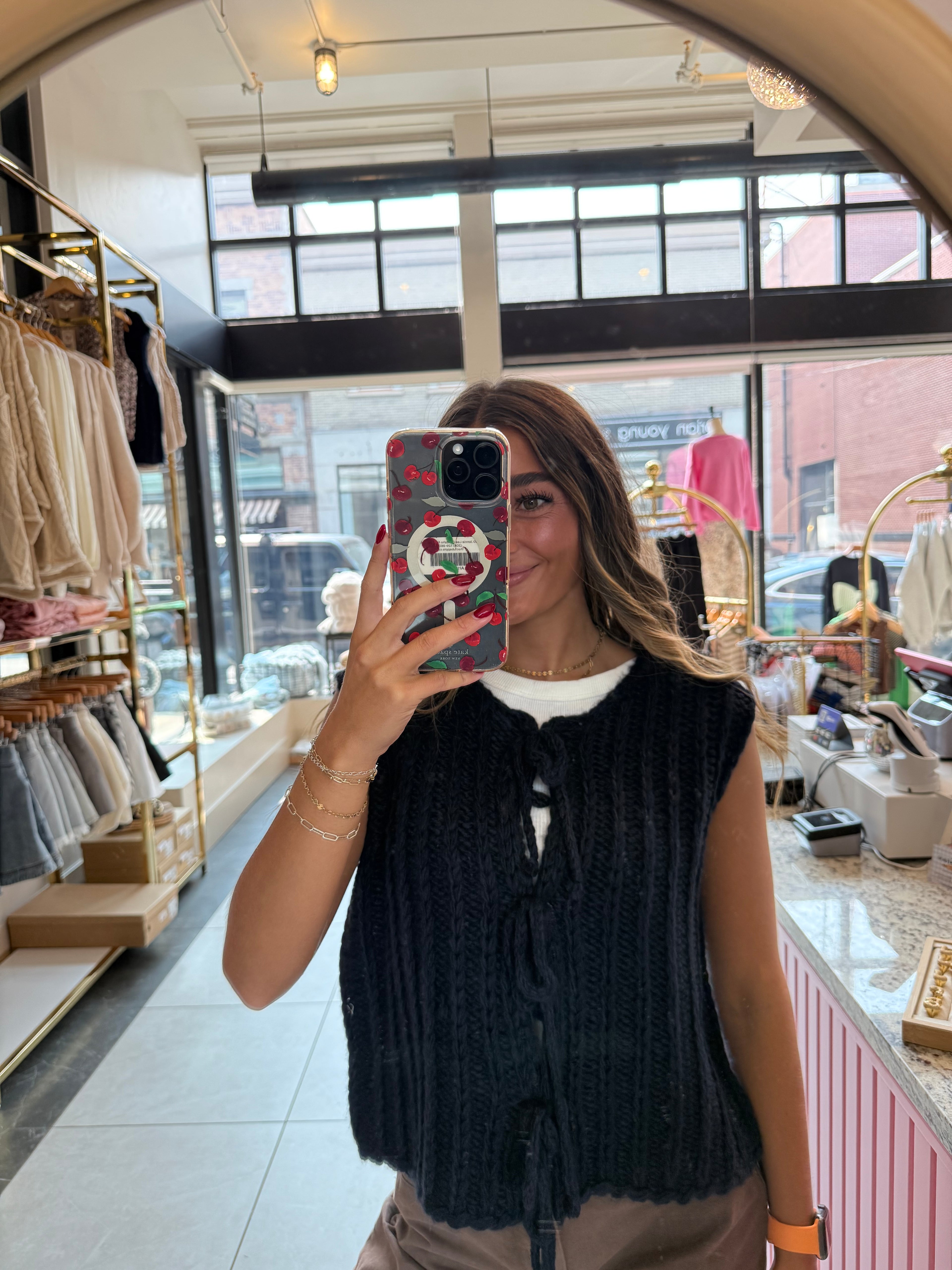 Tie It Up Sweater Tank