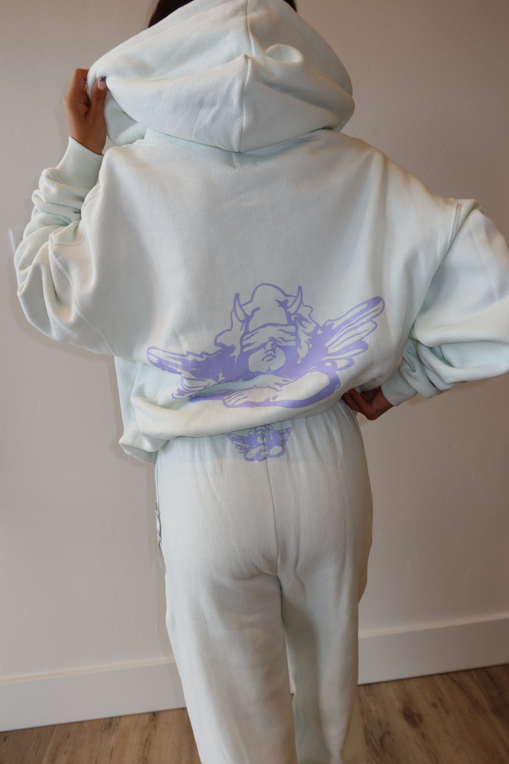 Boys lie mint hoodie