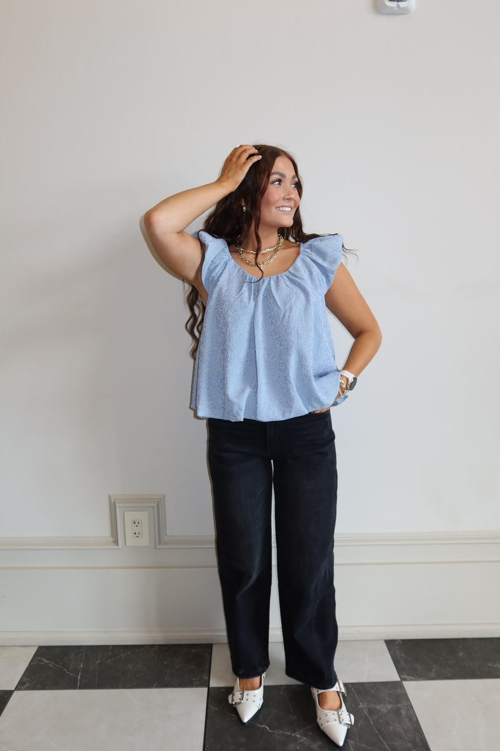 Daydream Gingham Top