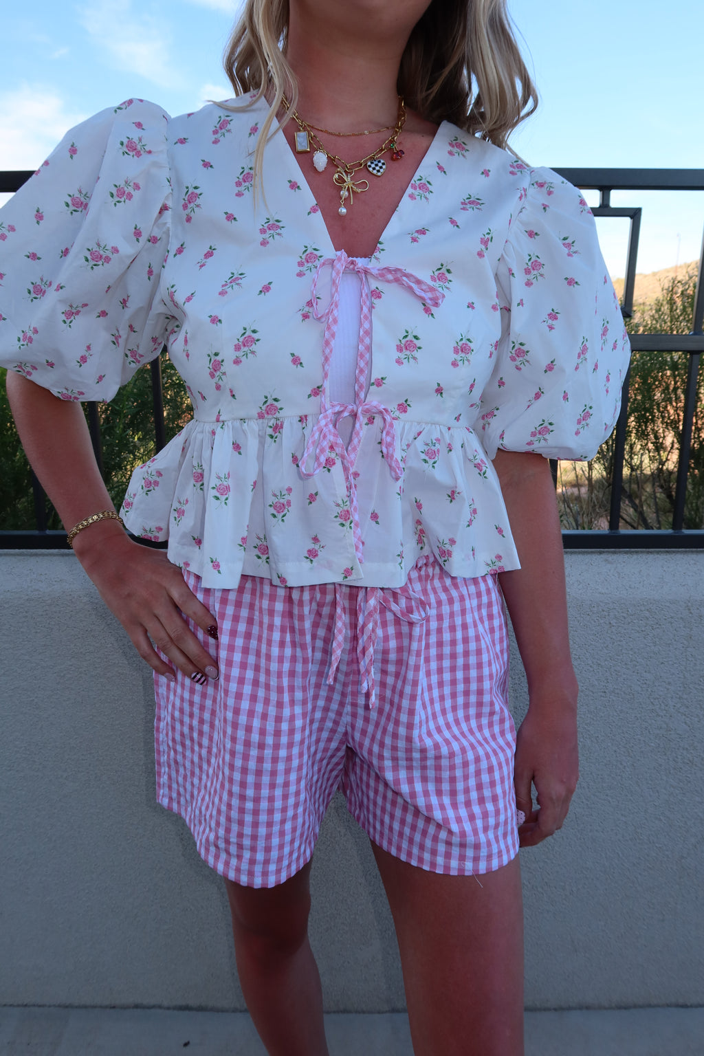 The Rosette Ribbon Blouse