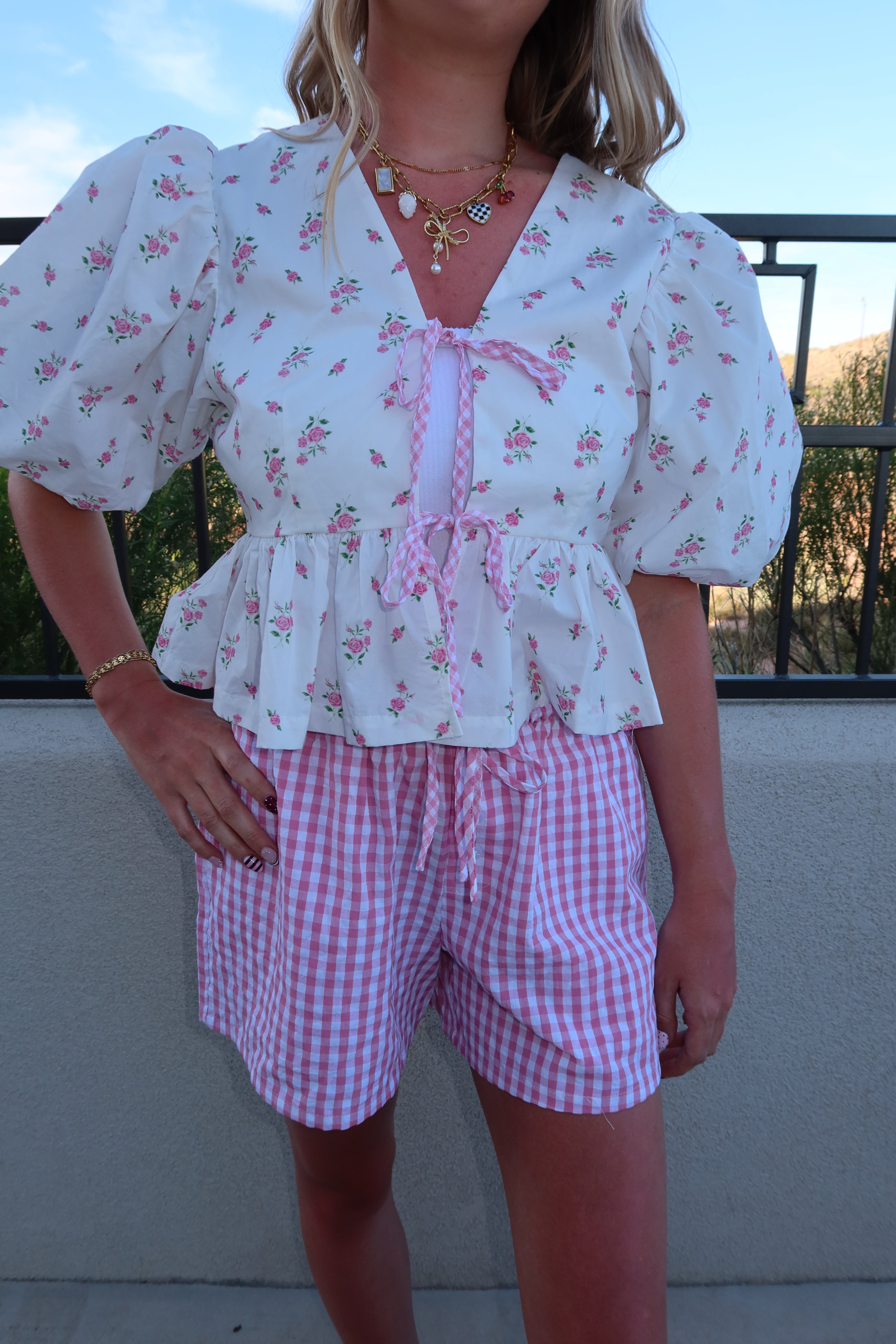 The Rosette Ribbon Blouse