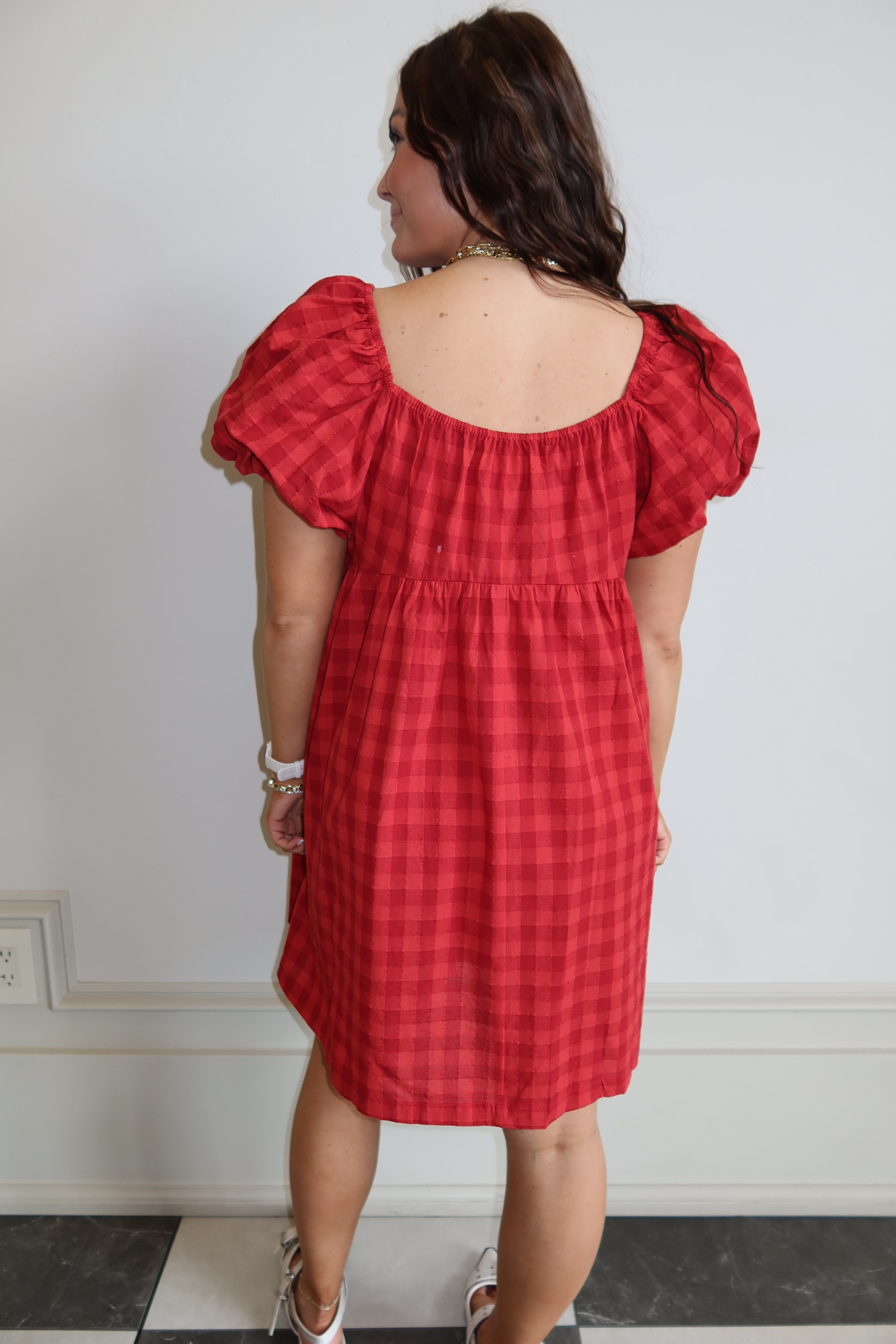 Love Note Gingham Dress