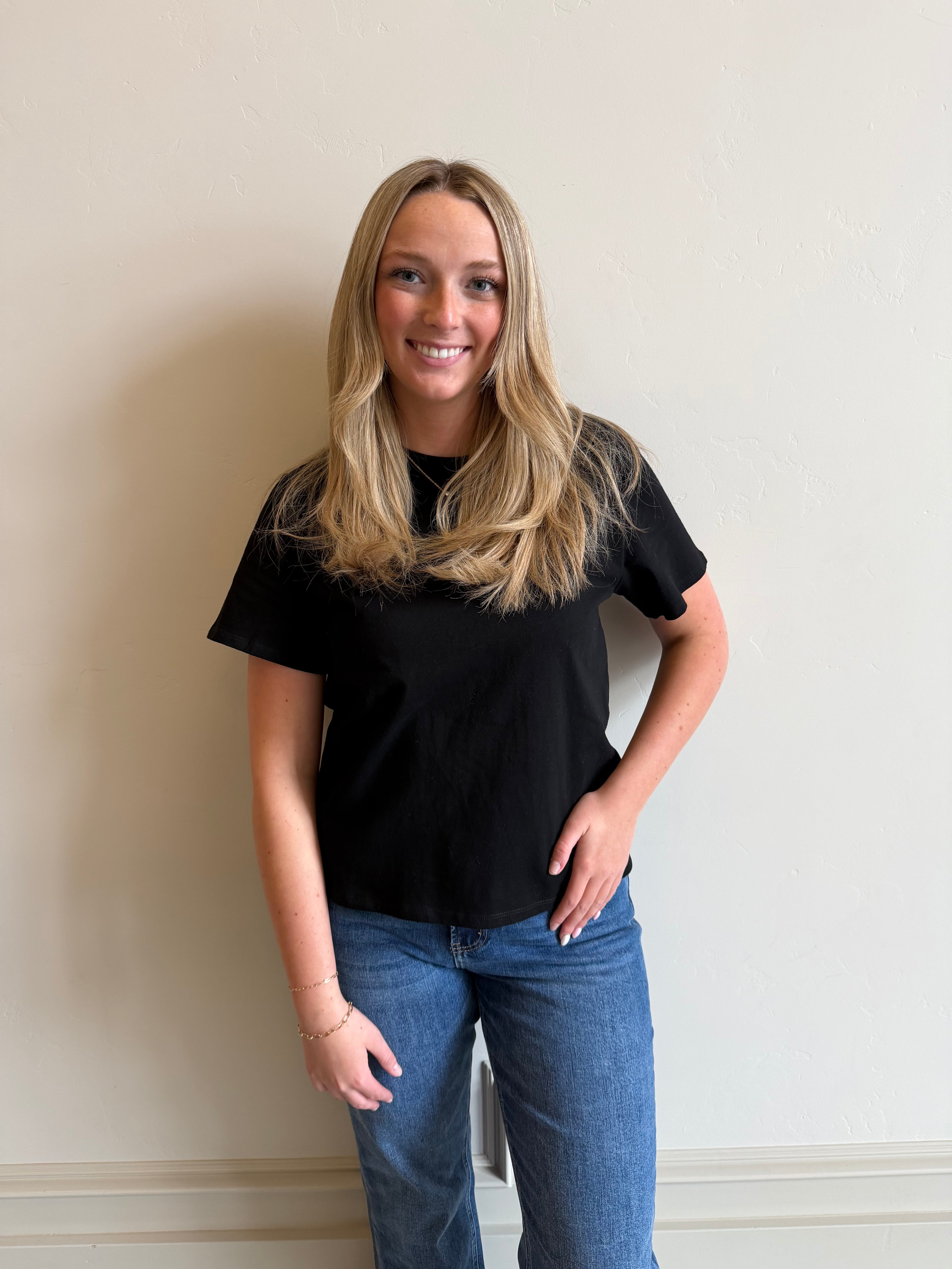 Midnight Everyday Crop Tee