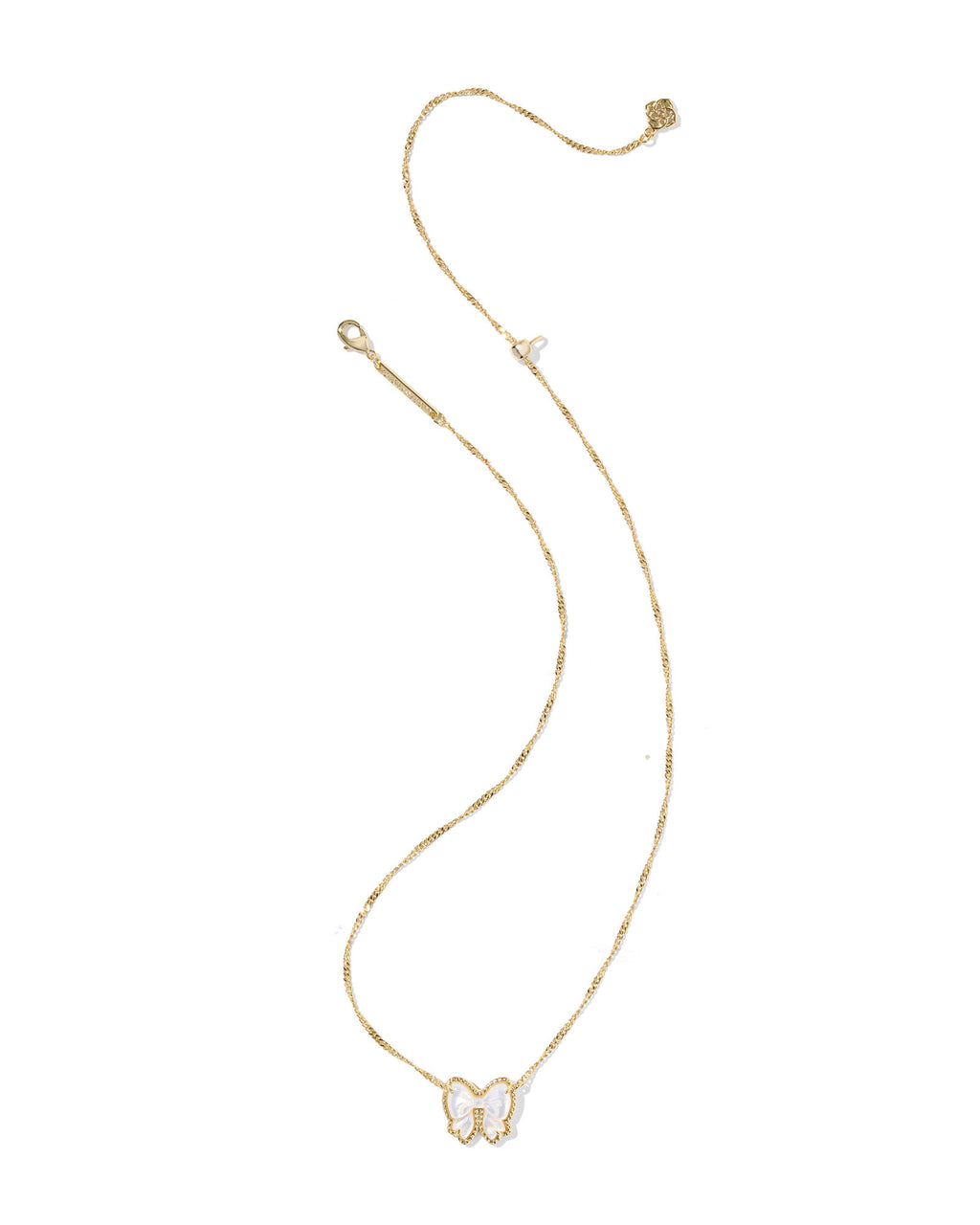 Haley Bow Short Pendant Necklace