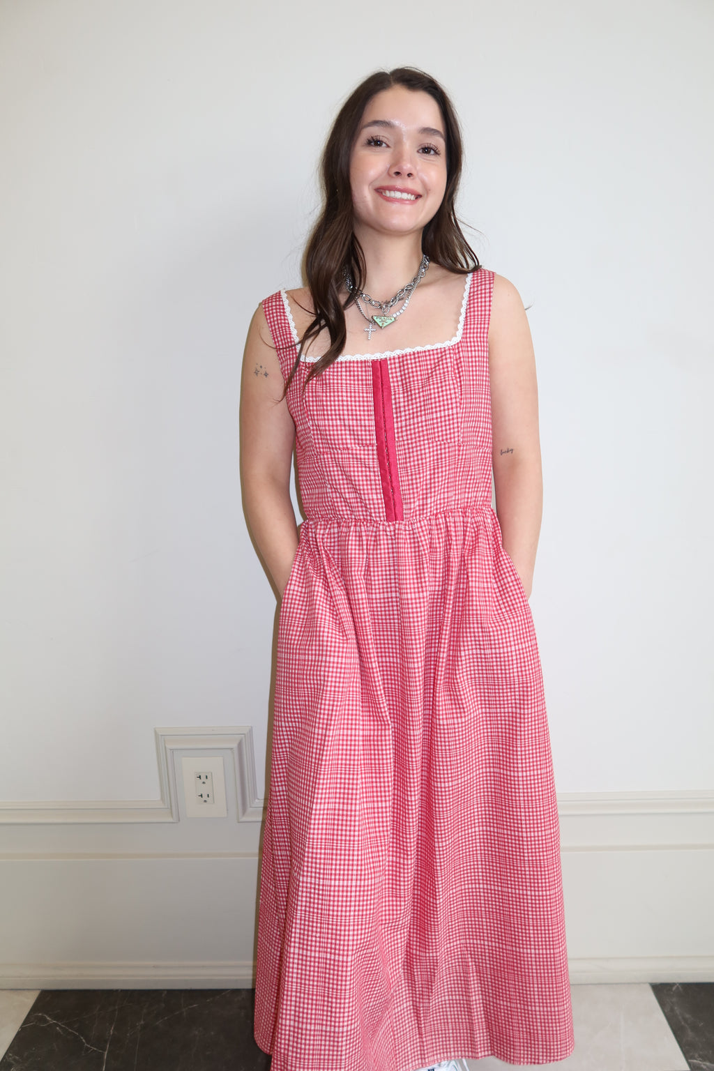 Rosie Check Dress