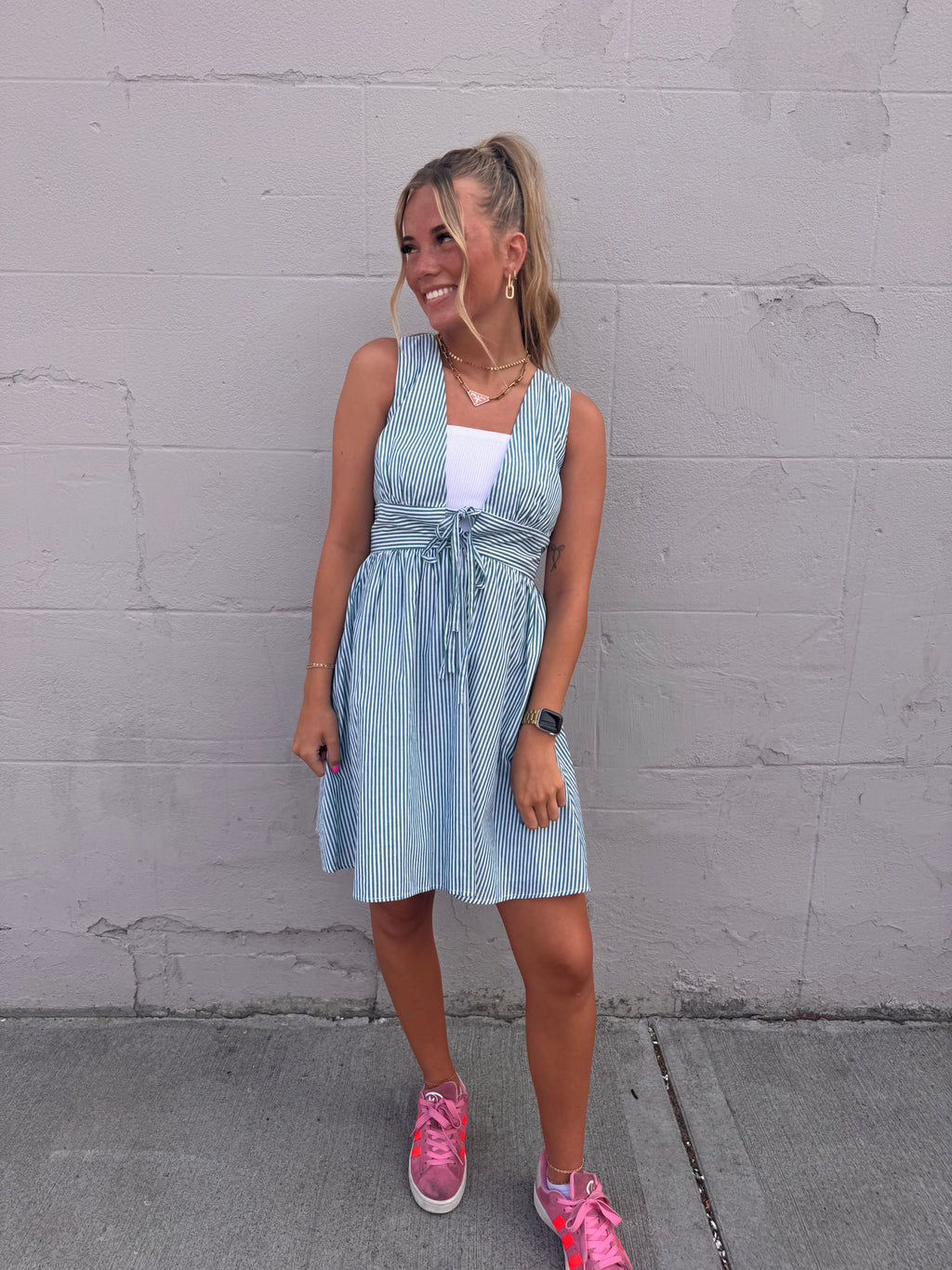Meadow Stripe Dress